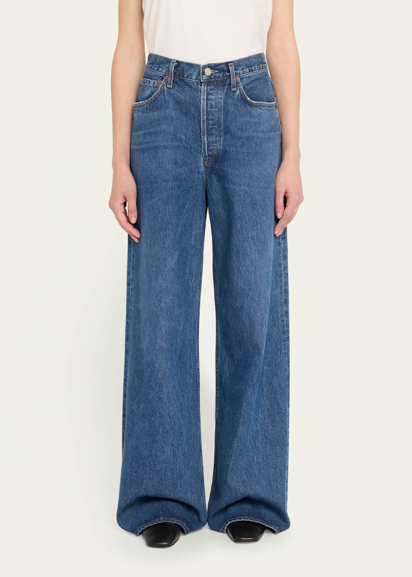 AGOLDE Dame Wide-Leg Jeans Image 4 of 5
