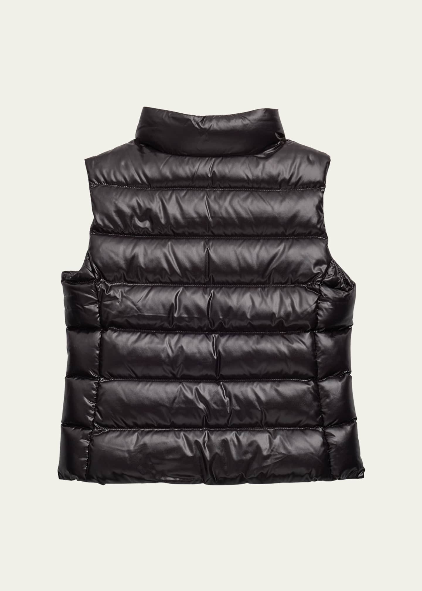 Moncler Girl's Ghany Quilted Puffer Down Vest, Size 4-6 - Bergdorf