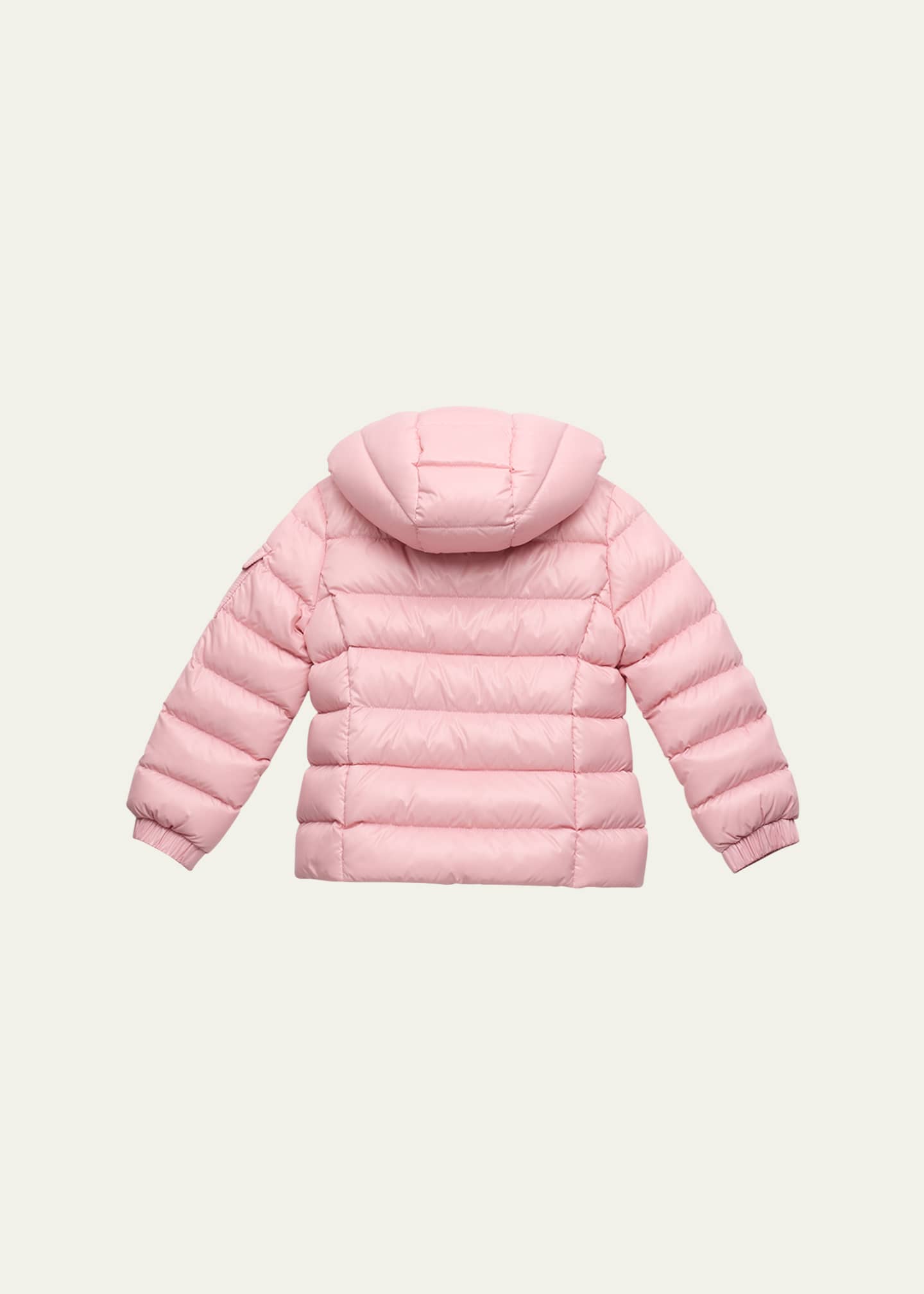 Moncler Girl's Bady Quilted Puffer Down Jacket, Size 4-6 Image 2 of 3