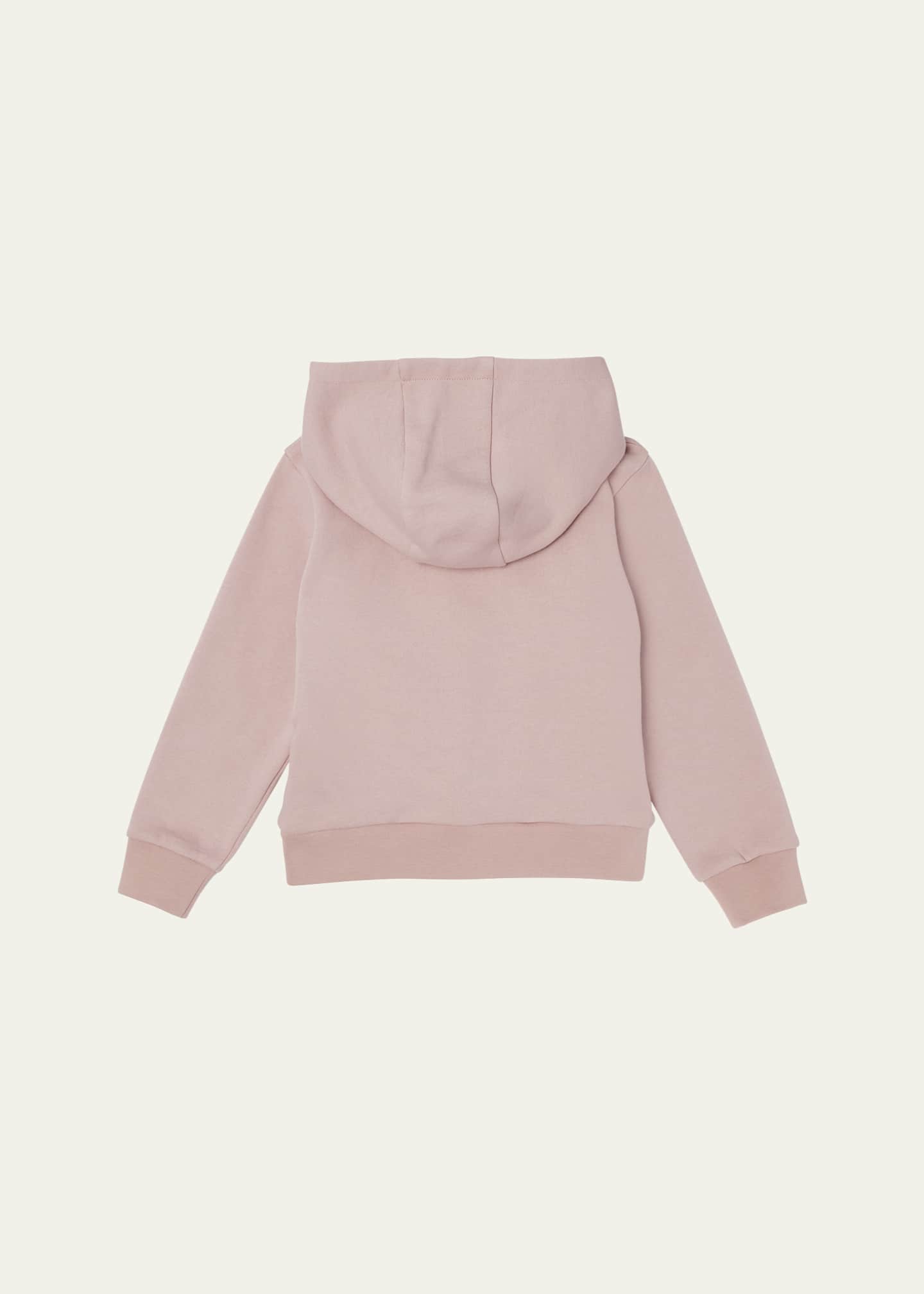 Moncler Girl's Embroidered Logo-Print Hoodie, Size 8-14 Image 2 of 3