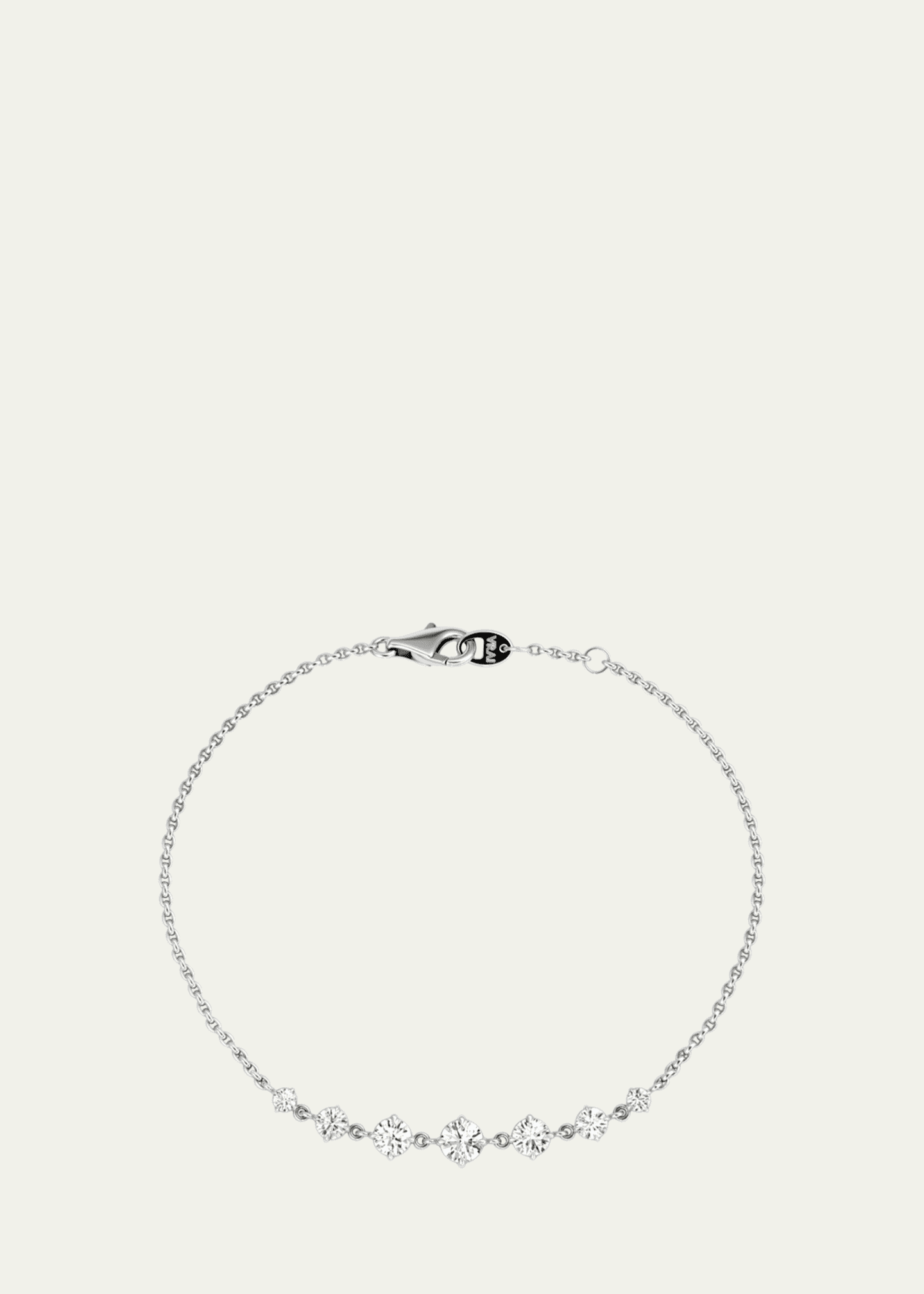 VRAI Linked 14K White Gold Lab Grown Diamond Tennis Bracelet, 0.85tcw Image 1 of 3
