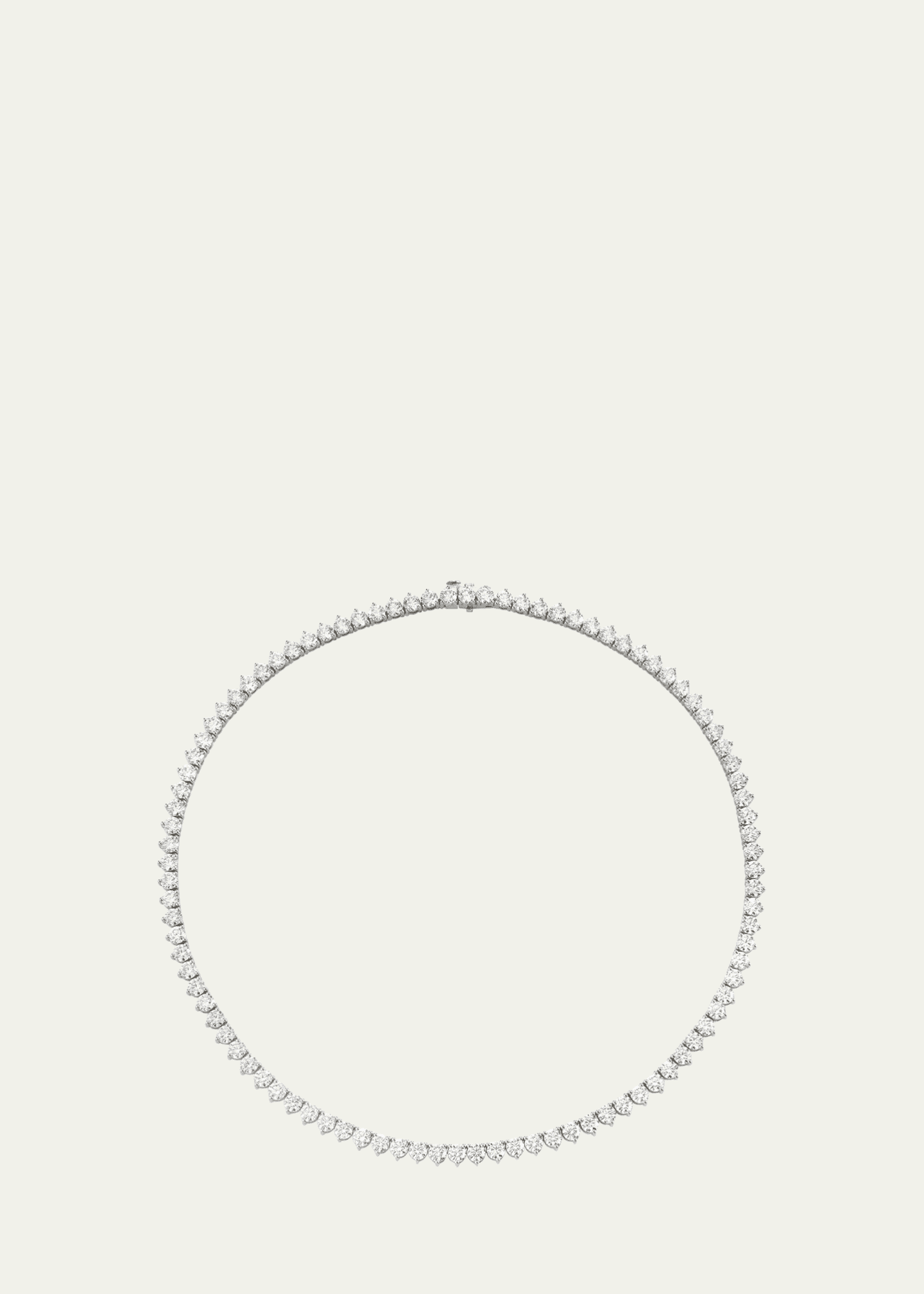 VRAI Lab Grown Diamond Tennis Necklace, Large Image 1 of 3