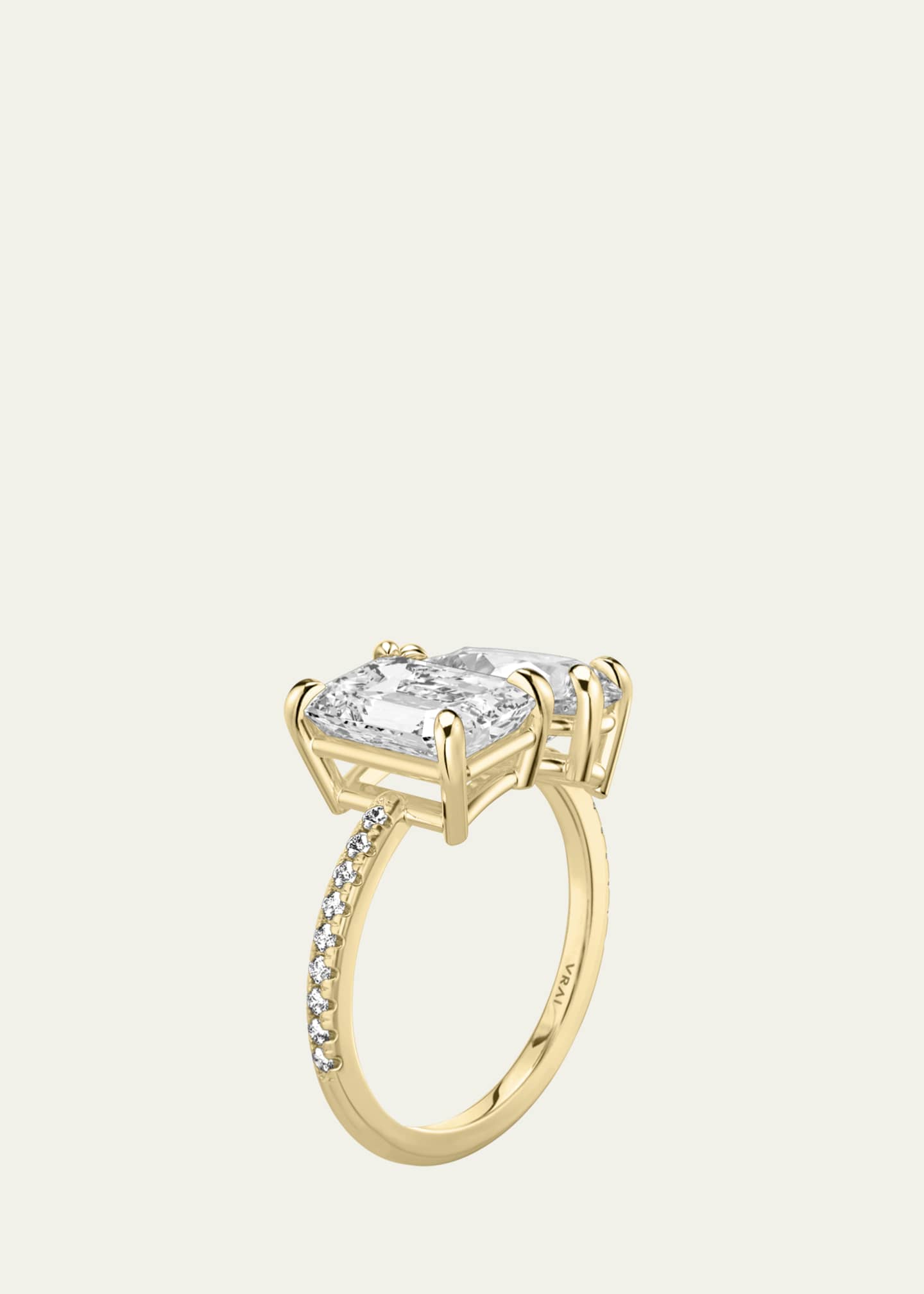 VRAI 14K Gold Toi Moi Lab Grown Diamond Ring, 3.00tcw Image 3 of 4