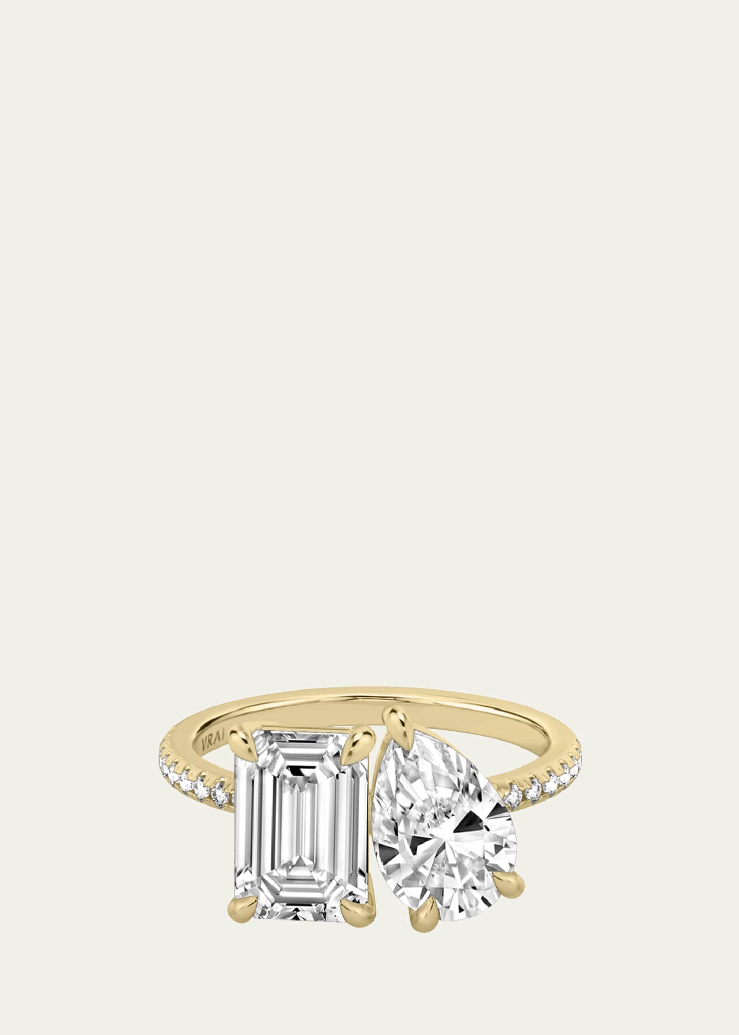 VRAI 14K Gold Toi Moi Lab Grown Diamond Ring, 3.00tcw Image 1 of 4