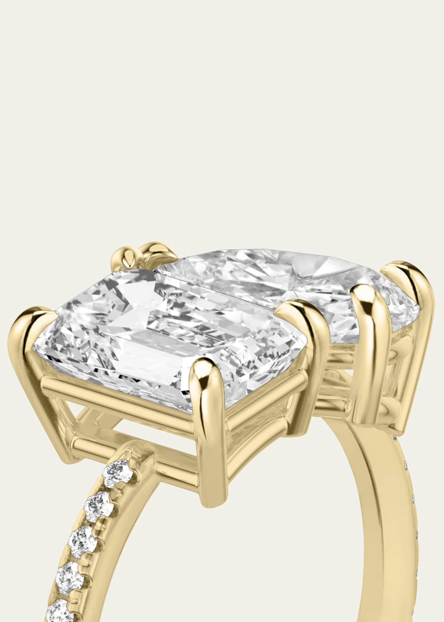 VRAI 14K Gold Toi Moi Lab Grown Diamond Ring, 3.00tcw Image 4 of 4
