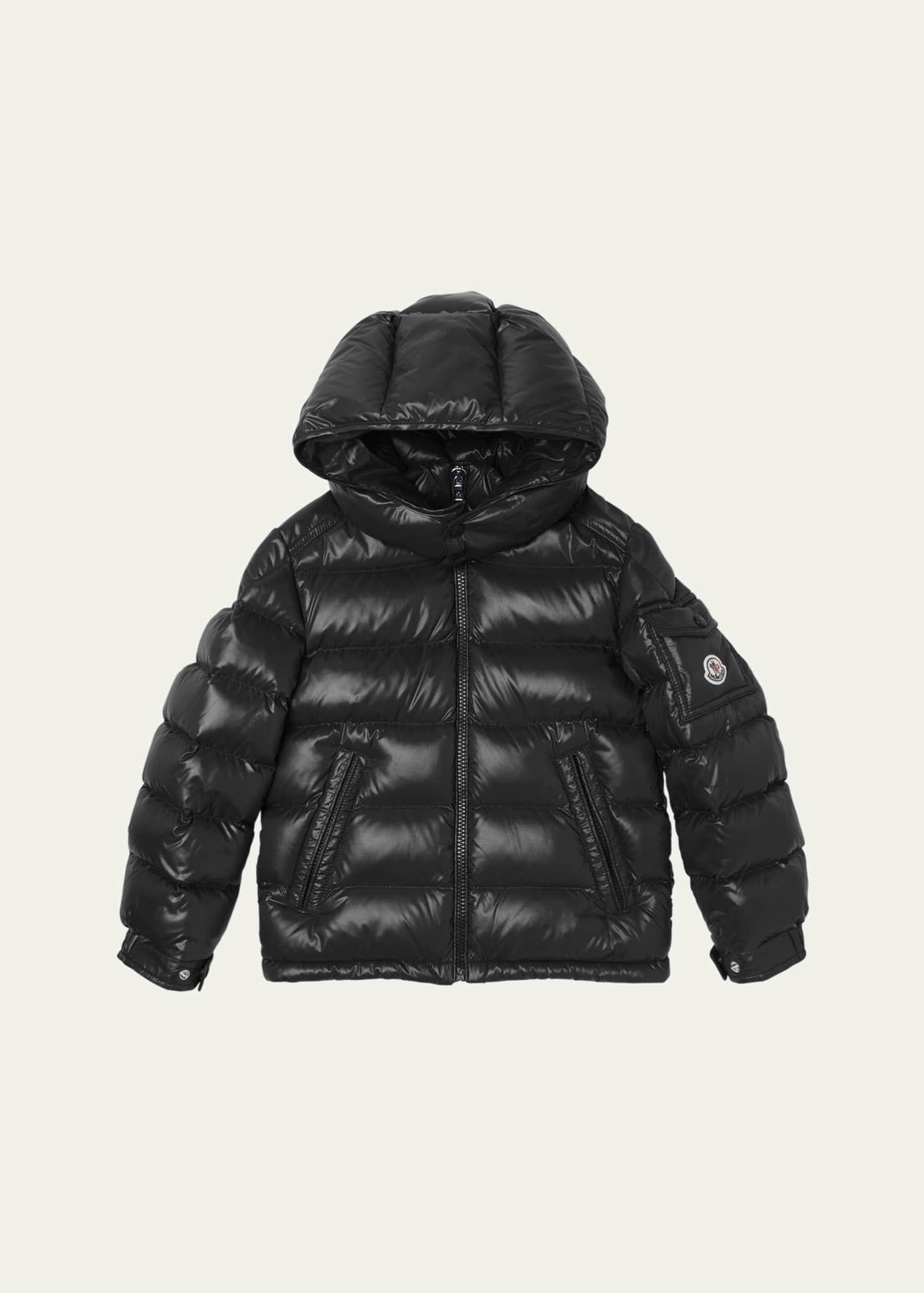 Moncler Boy s New Maya Shiny Puffer Jacket Size 4 6