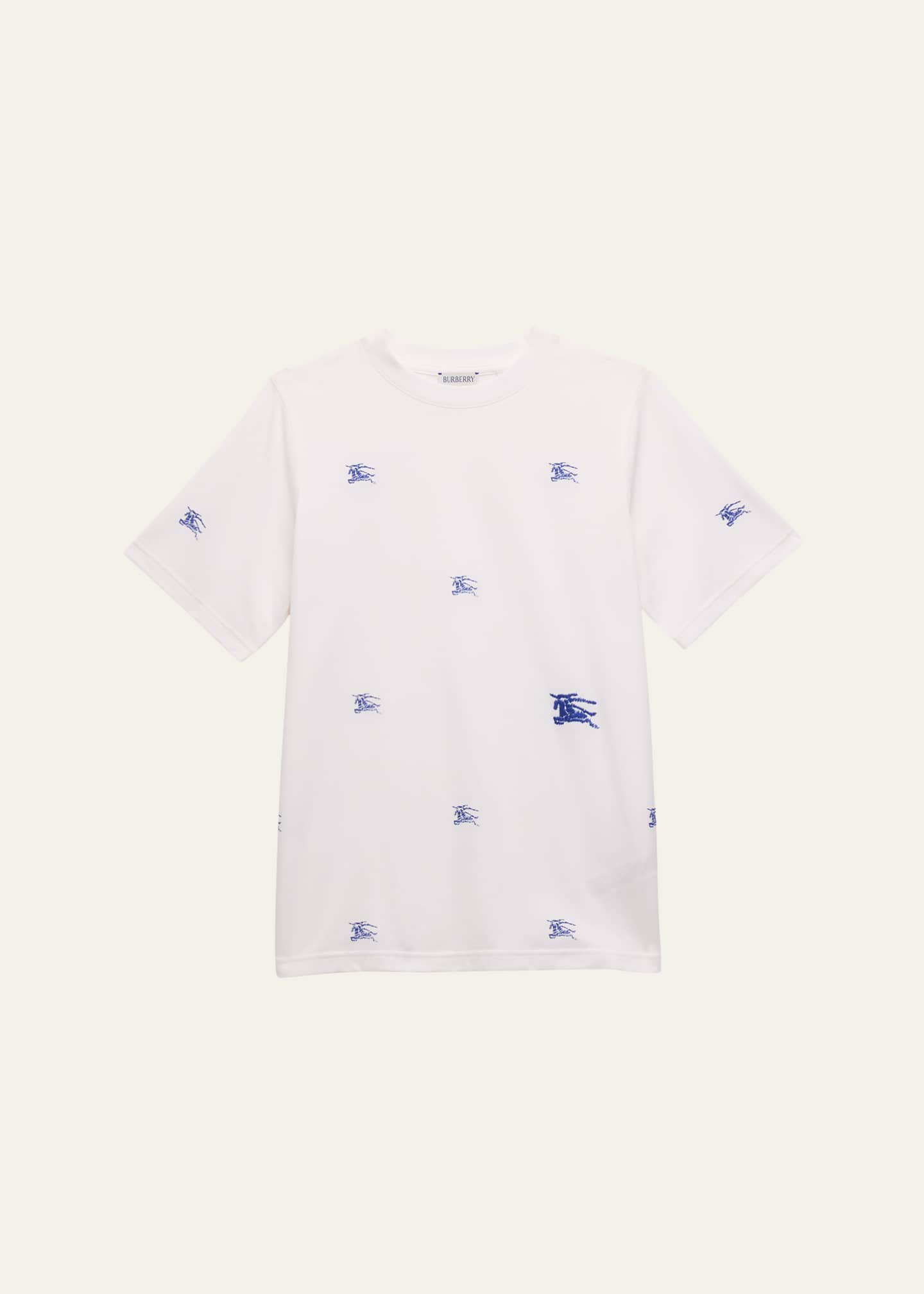 Burberry Boy's Cedar Equestrian Knight Design T-Shirt, Size 3-14 Image 1 of 3