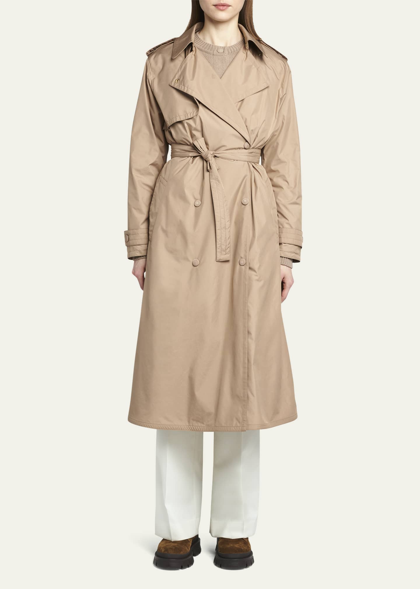 【関税＆送料込み】Moncler Barbetane Technical Trench Coat Moncler Barbentane Lightly Padded Trench Coat - Bergdorf Goodman