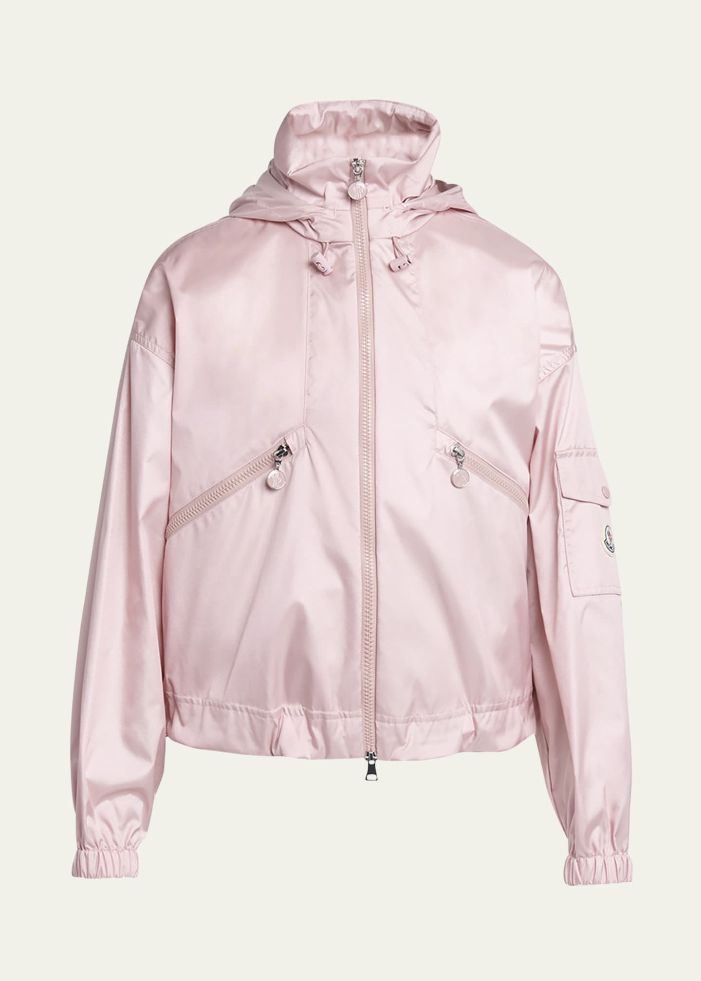 Short windbreaker jacket online