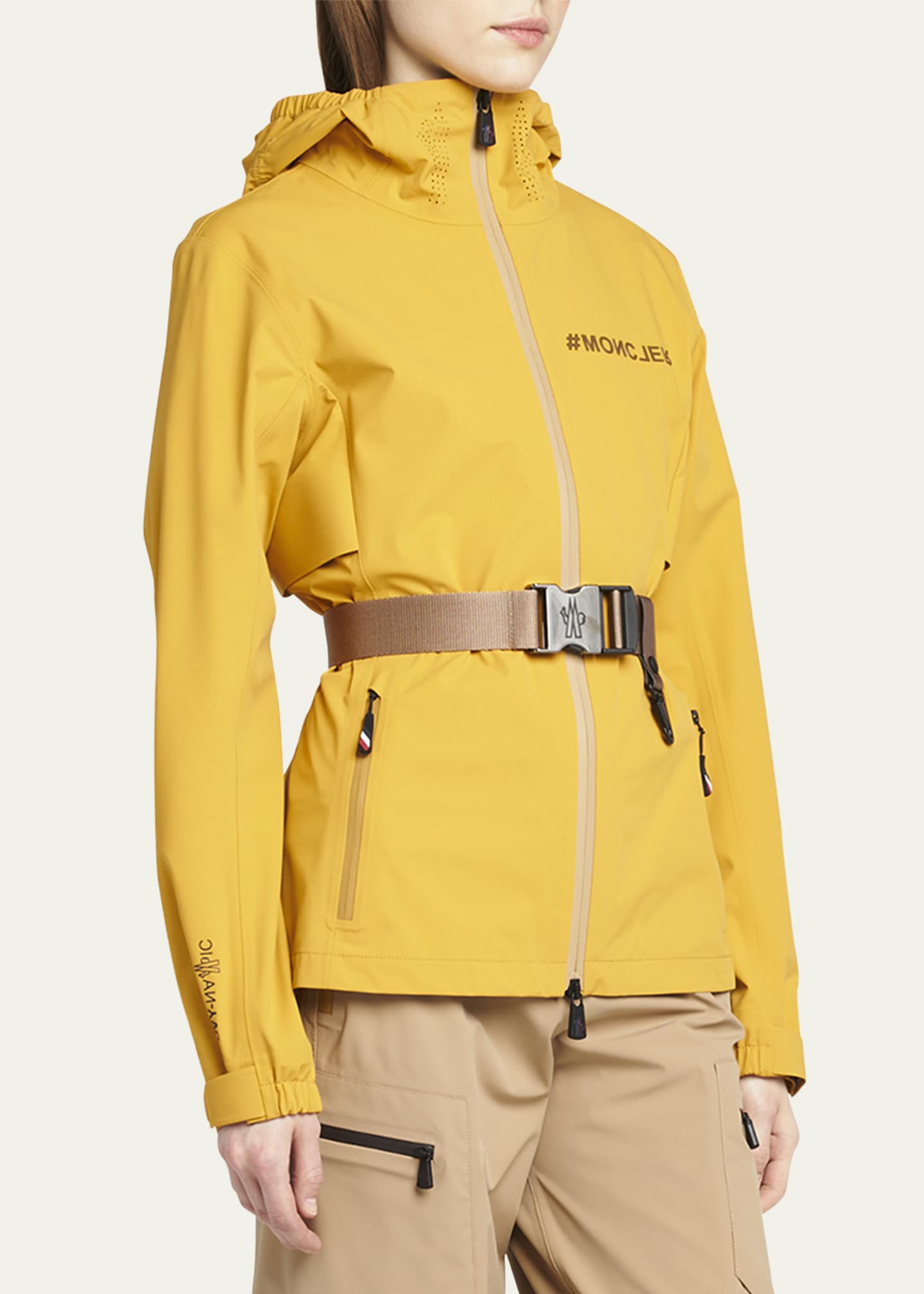 Moncler Grenoble Fex Water-Repellent Belted Jacket Image 4 of 5