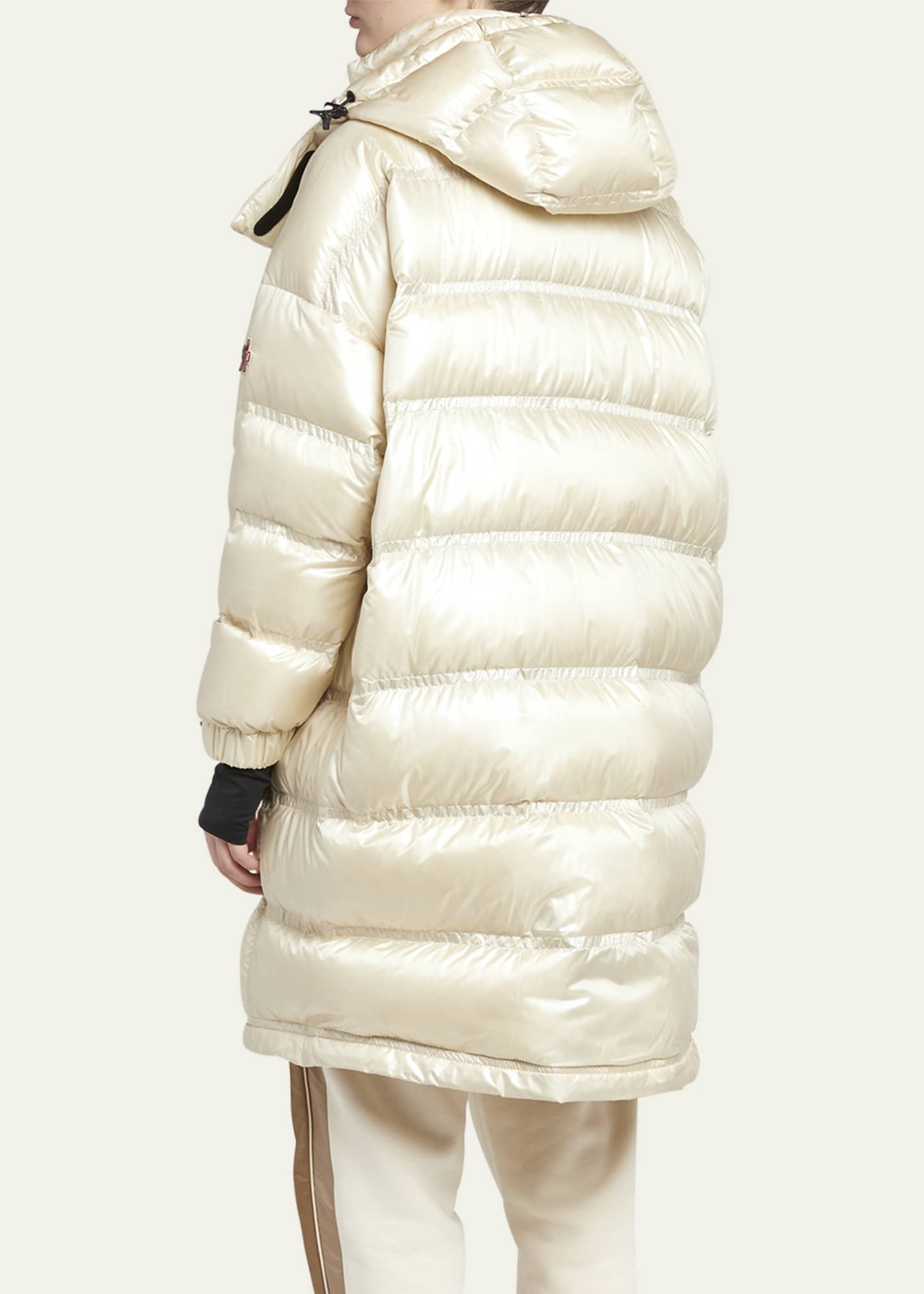 ブルゾン Moncler Grenoble Beige Parka With Fitted Silhouette And Hood Moncler Grenoble Rochelairs Long Parka Jacket - Bergdorf Goodman