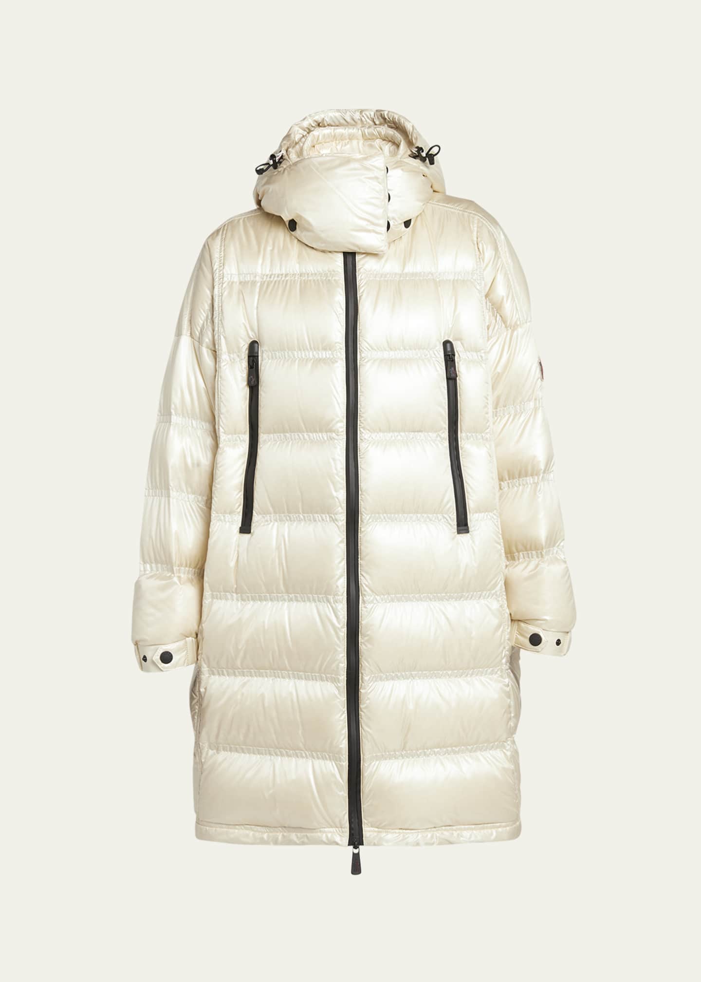 【大人気！】MONCLER☆Jacketsシルバーコーティング Moncler Silver Puffer Jacket - Gem