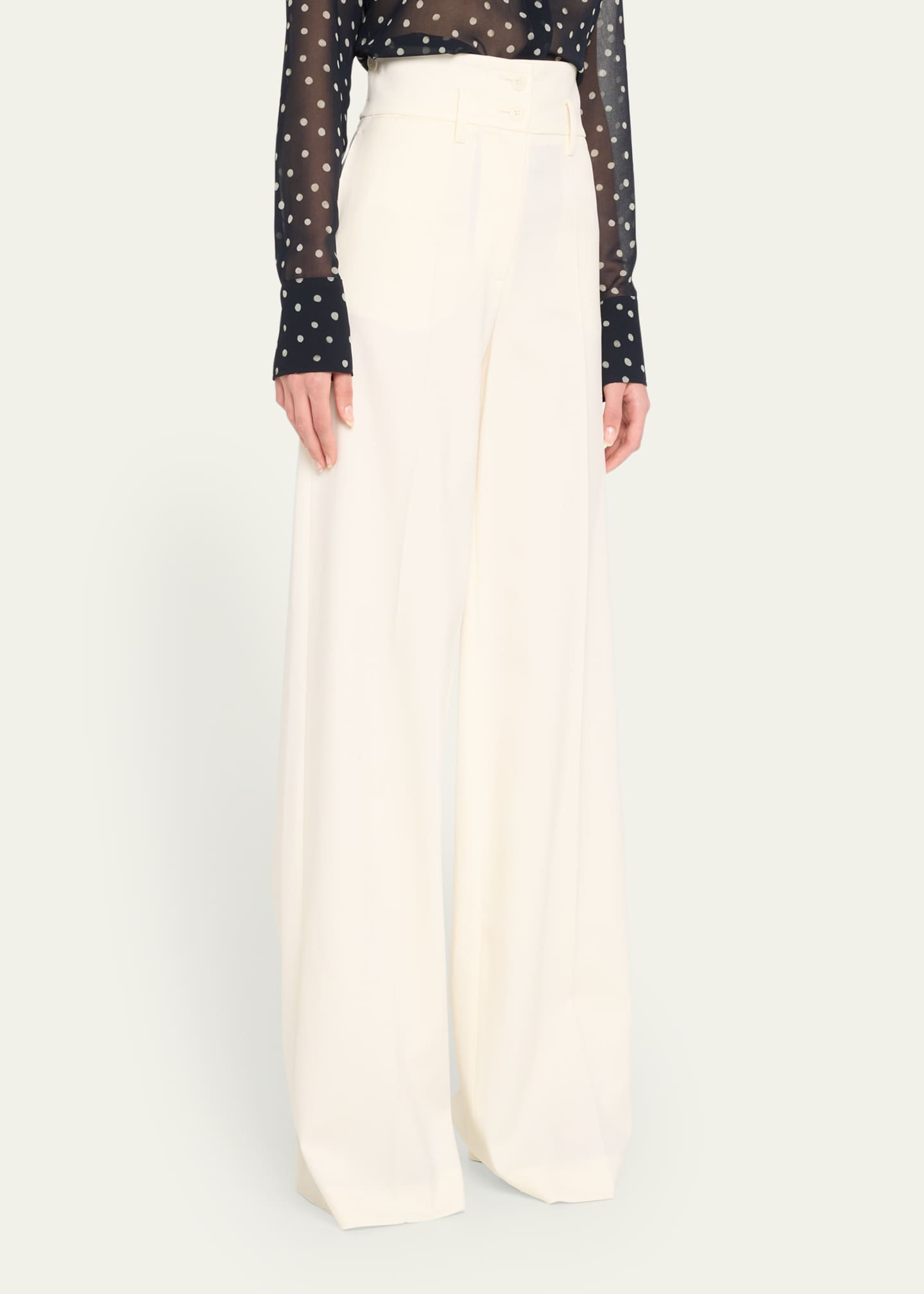 Altuzarra Rudy Wide Leg Wool Pants Image 4 of 5