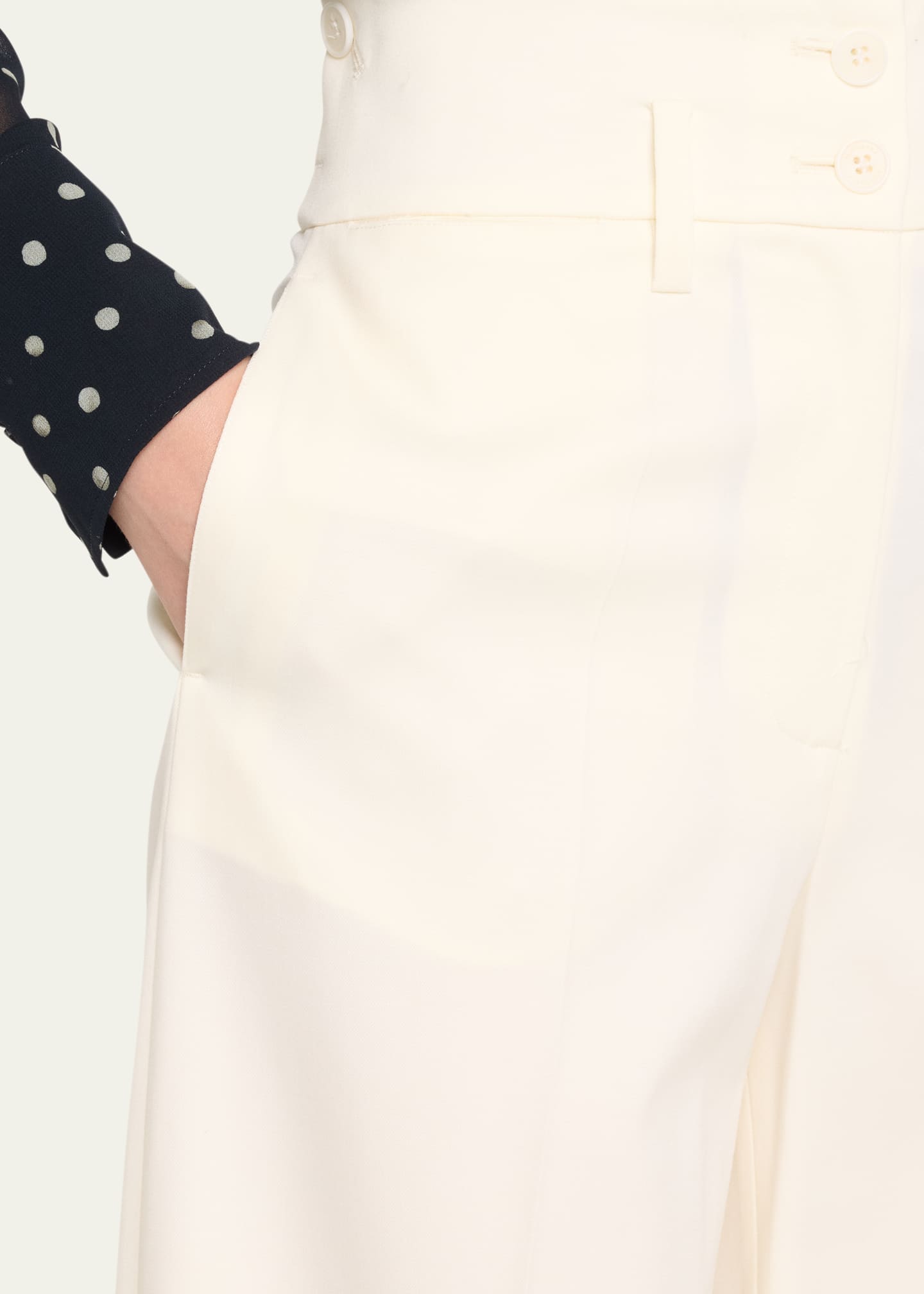 Altuzarra Rudy Wide Leg Wool Pants Image 5 of 5