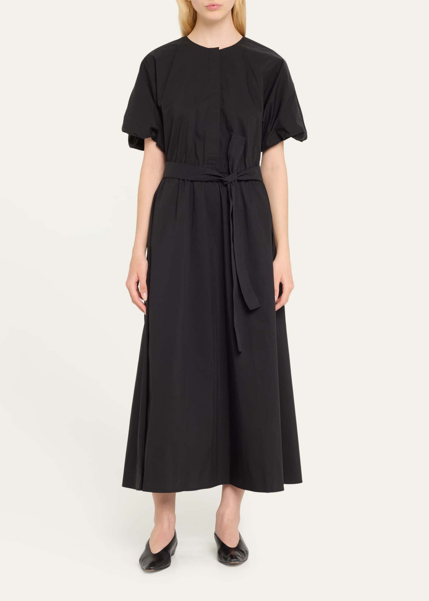 Altuzarra Paulina Poplin Self-Tie ShirtDress Image 2 of 5