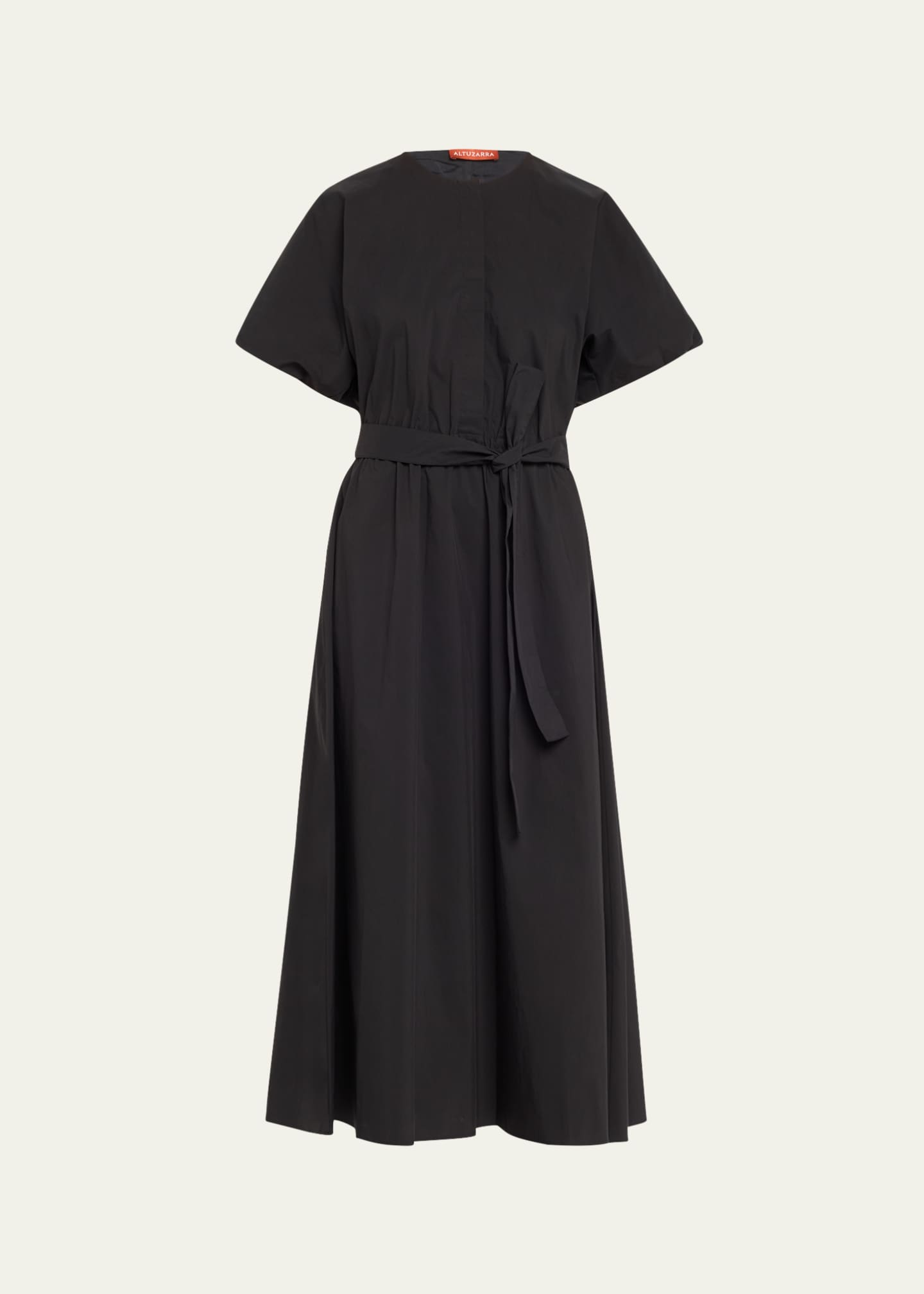Altuzarra Paulina Poplin Self-Tie ShirtDress Image 1 of 5