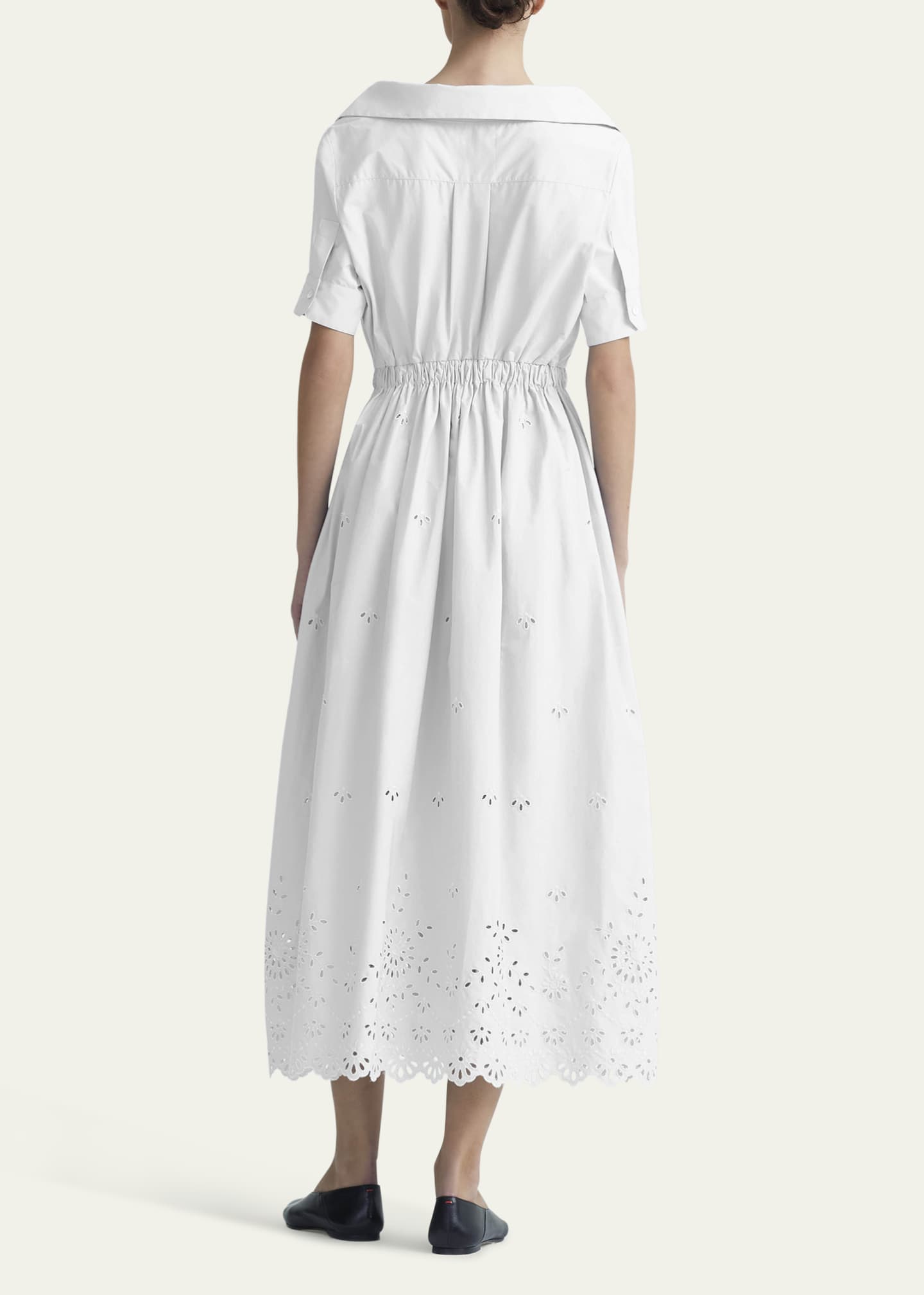 Altuzarra Lydia Eyelet Embroidered Shirtdress Image 3 of 4