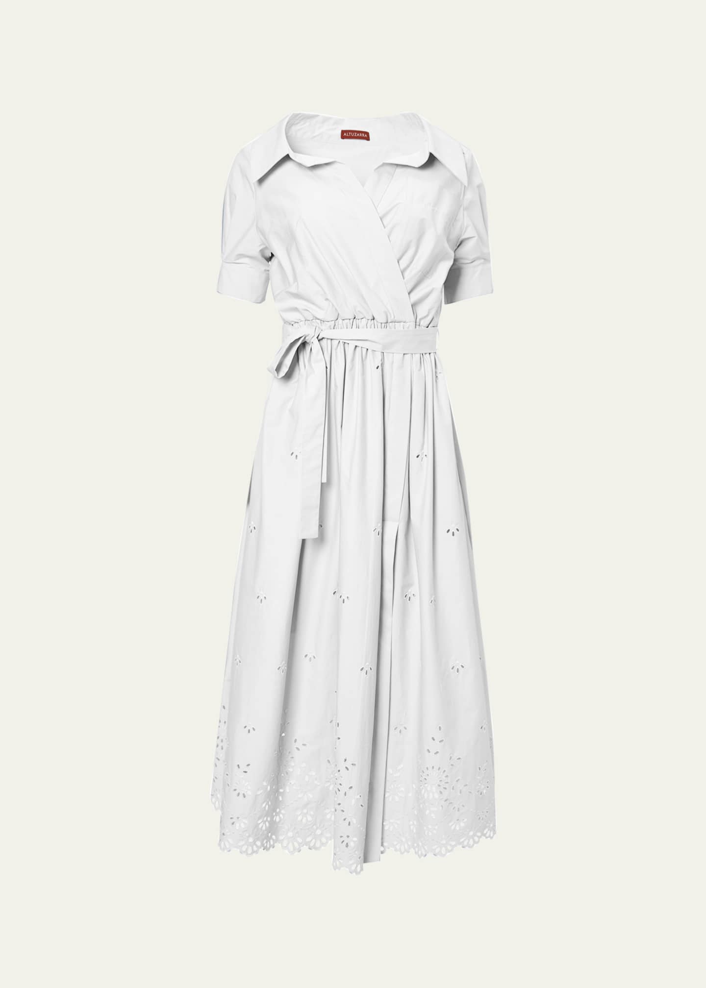 Altuzarra Lydia Eyelet Embroidered Shirtdress Image 1 of 4