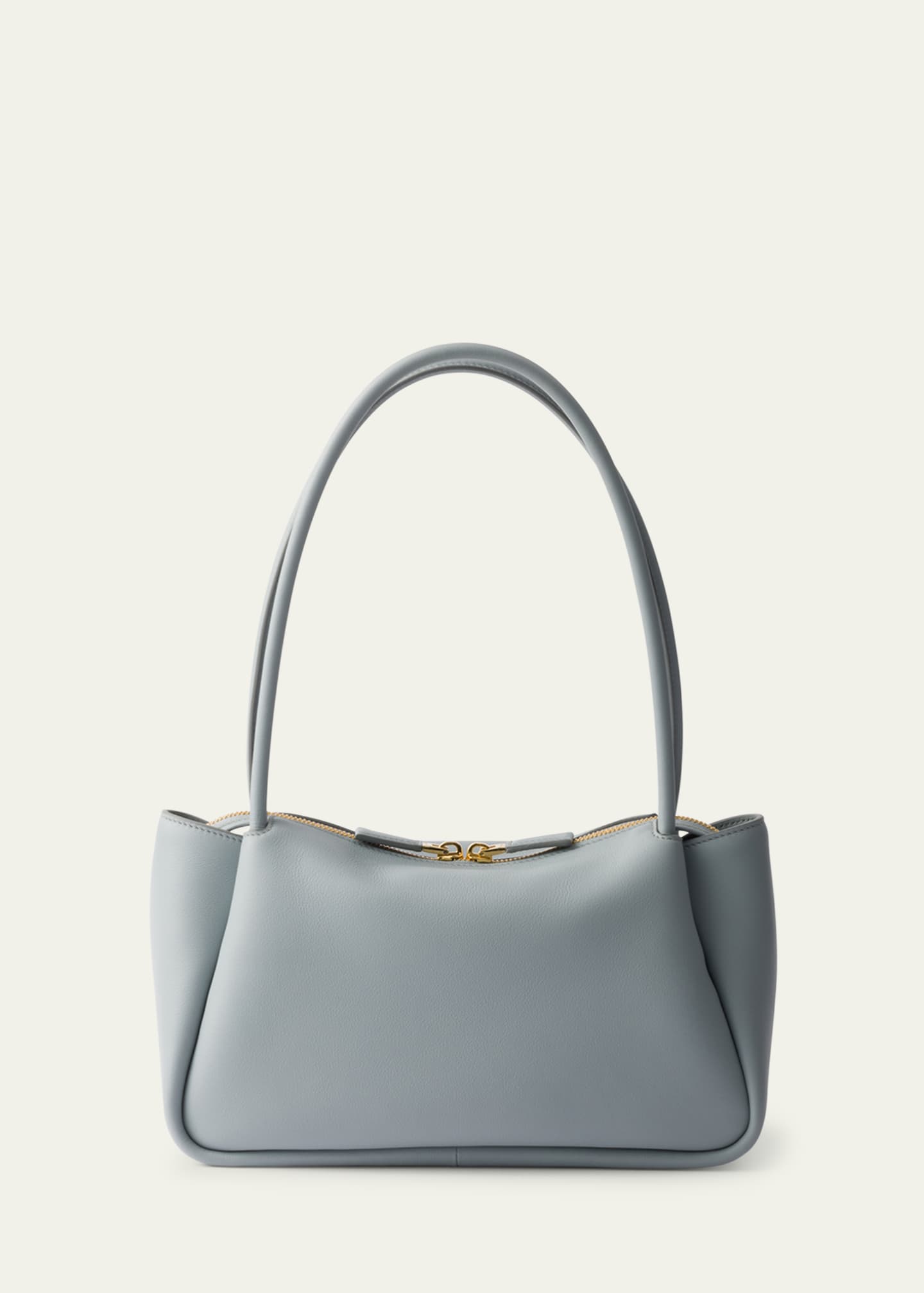 Prada Medium Zip Grain Leather Shoulder Bag Image 2 of 3