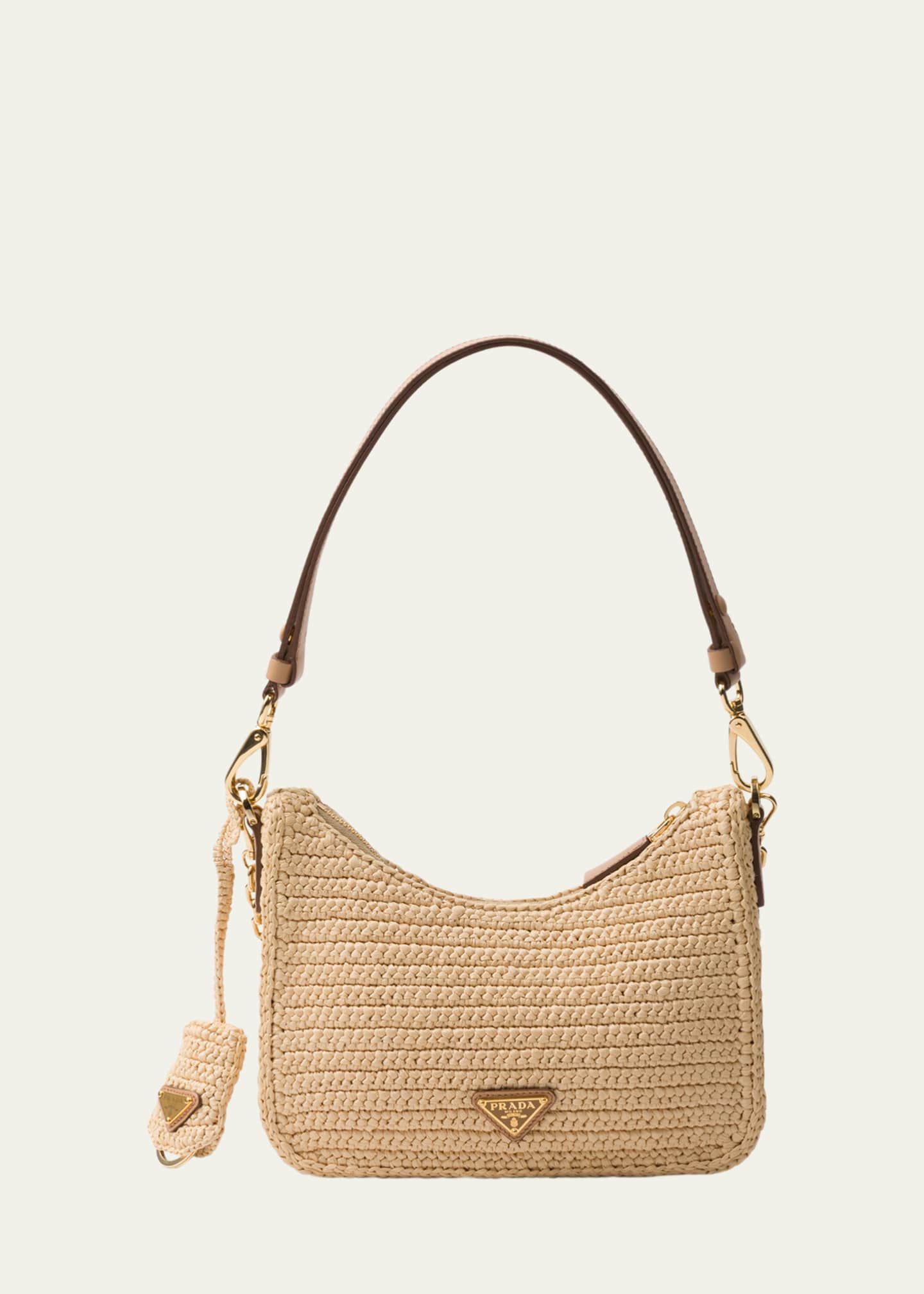 Prada Re-Edition Crochet Pouch Shoulder Bag Image 3 of 5