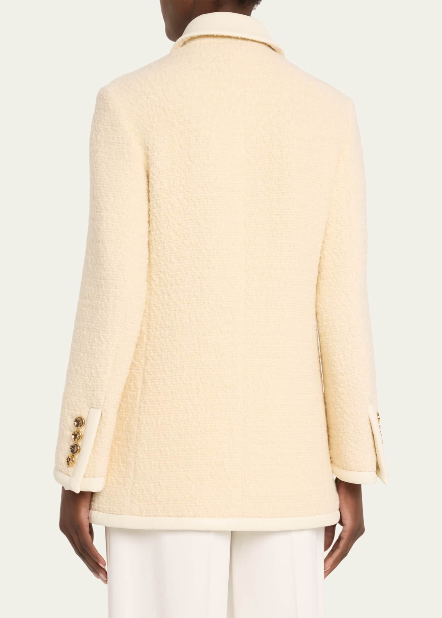 Altuzarra Clarkes Tweed Patch Pocket Coat Image 3 of 5