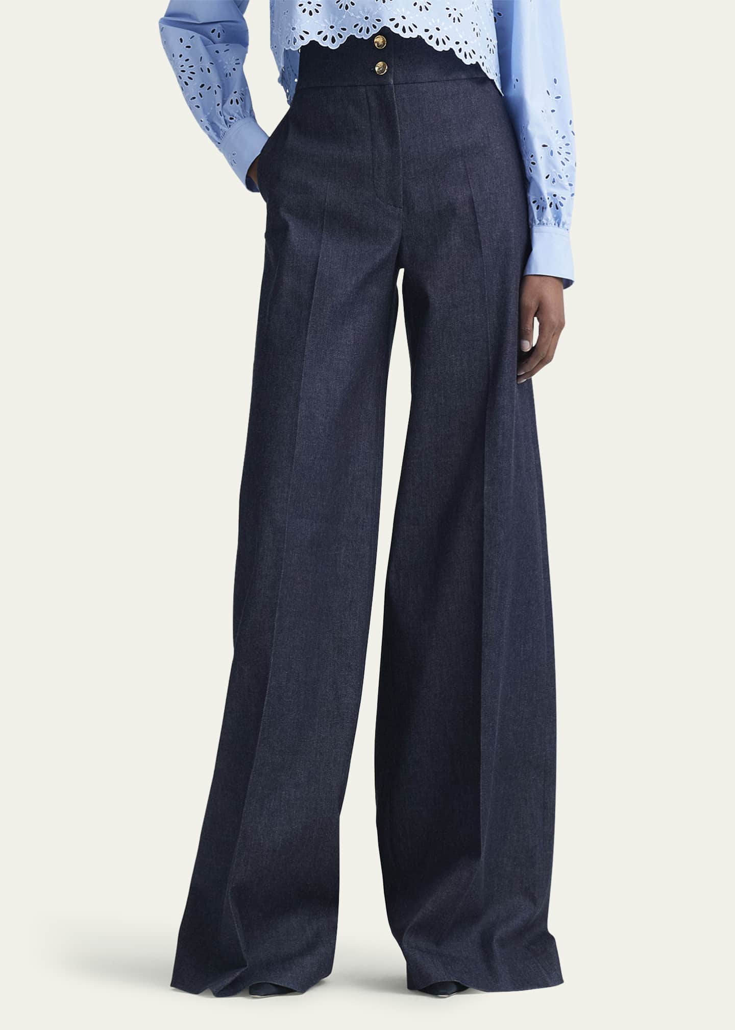 Altuzarra Rudy Wide Leg Pants Image 4 of 4