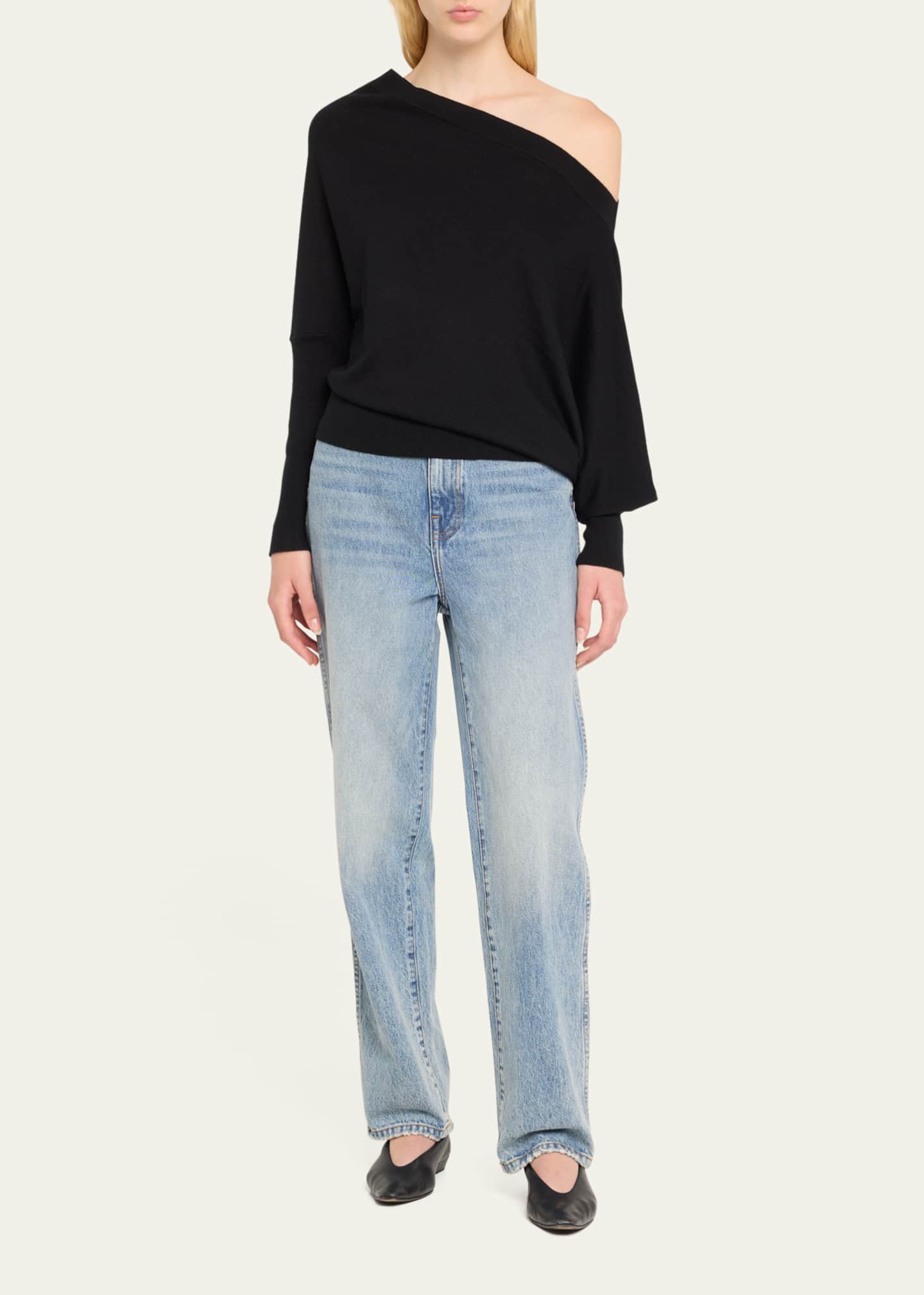 Altuzarra Grainge Cashmere Off-Shoulder Sweater Image 2 of 5