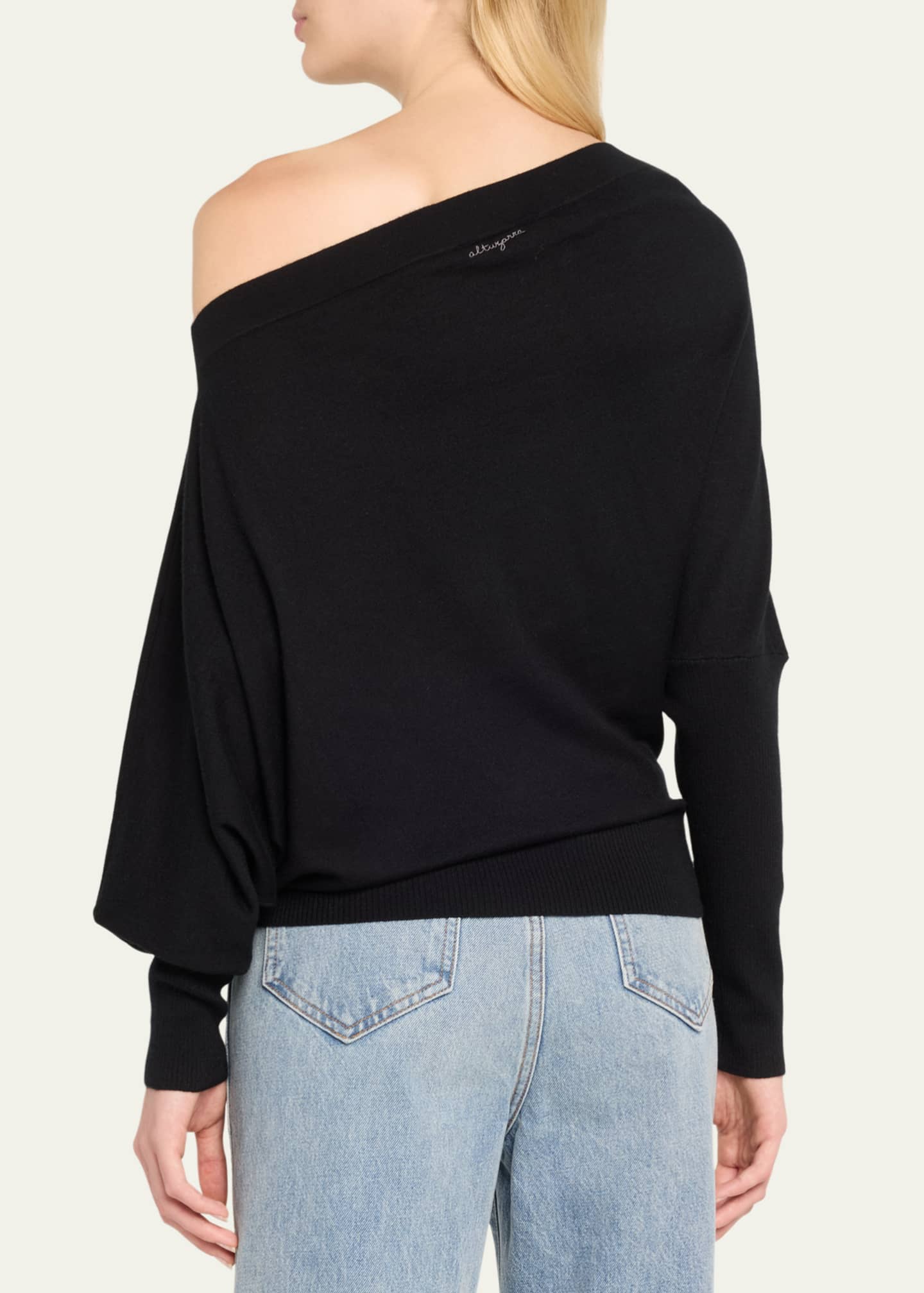 Altuzarra Grainge Cashmere Off-Shoulder Sweater Image 3 of 5