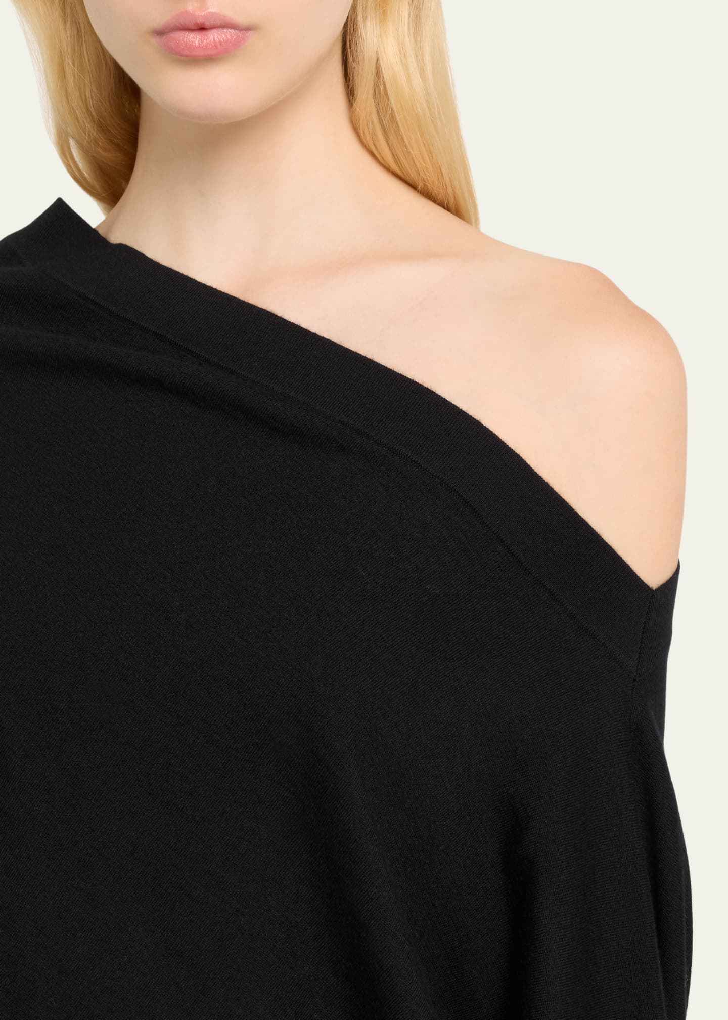 Altuzarra Grainge Cashmere Off-Shoulder Sweater Image 5 of 5