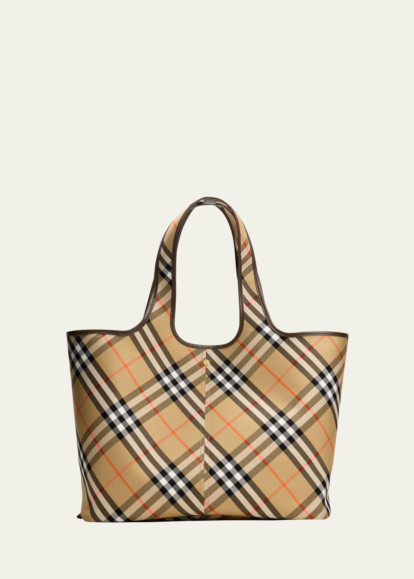 Burberry Medium East-West Check Tote Bag - Bergdorf Goodman