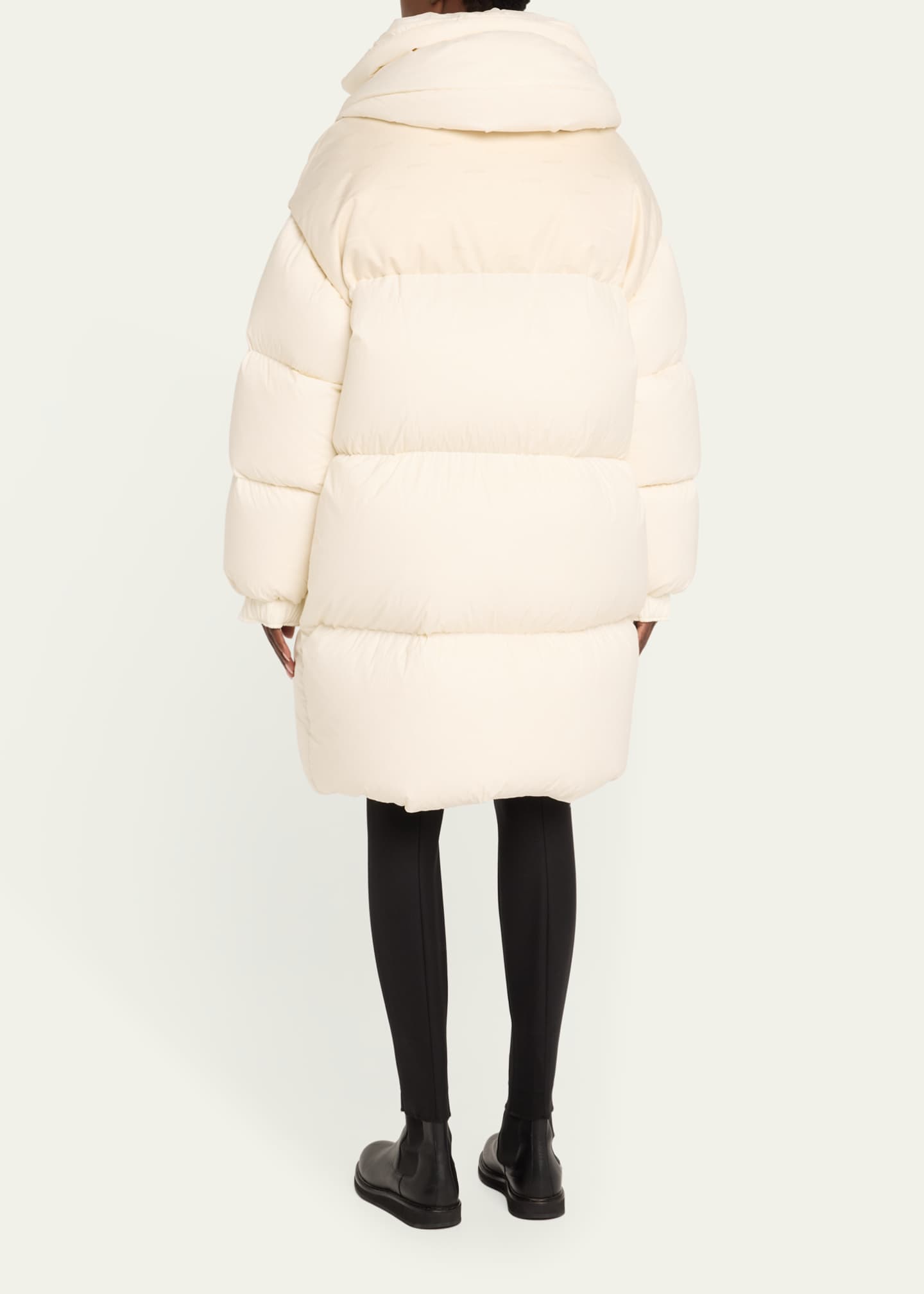 Moncler Verone 2 Snap-Front Puffer Jacket Image 3 of 5