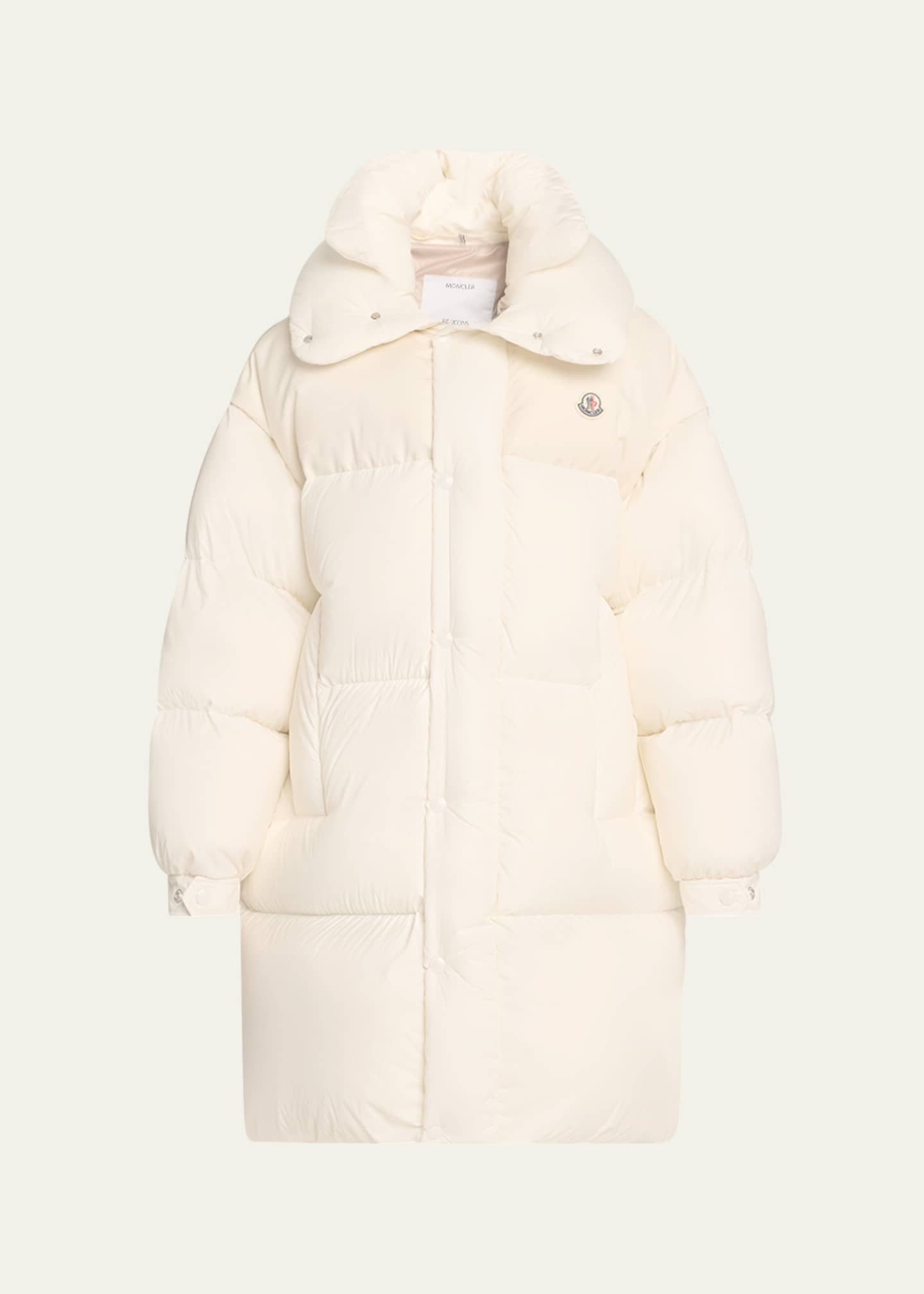 Moncler Verone 2 Snap-Front Puffer Jacket Image 1 of 5