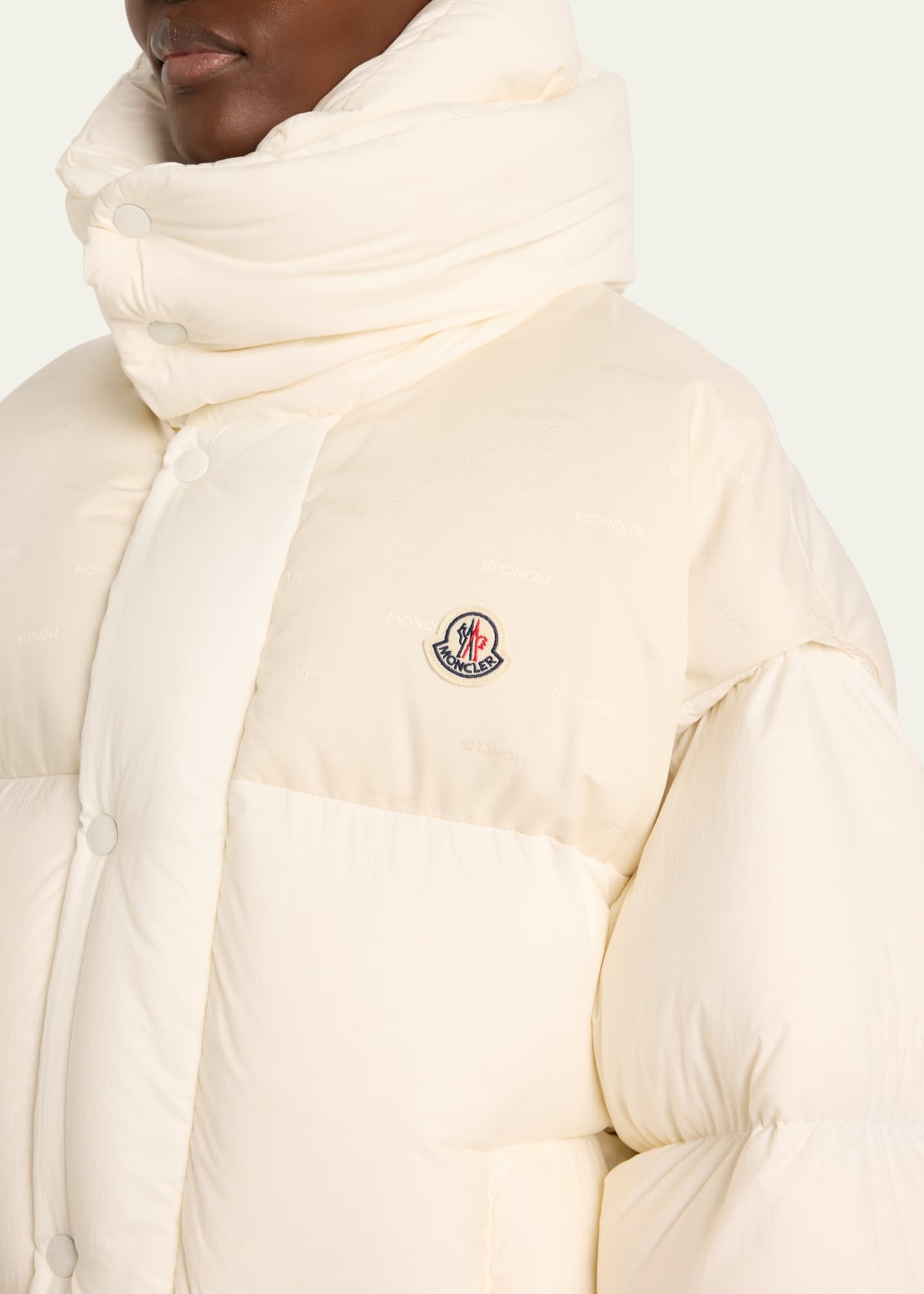 Moncler Verone 2 Snap-Front Puffer Jacket Image 5 of 5