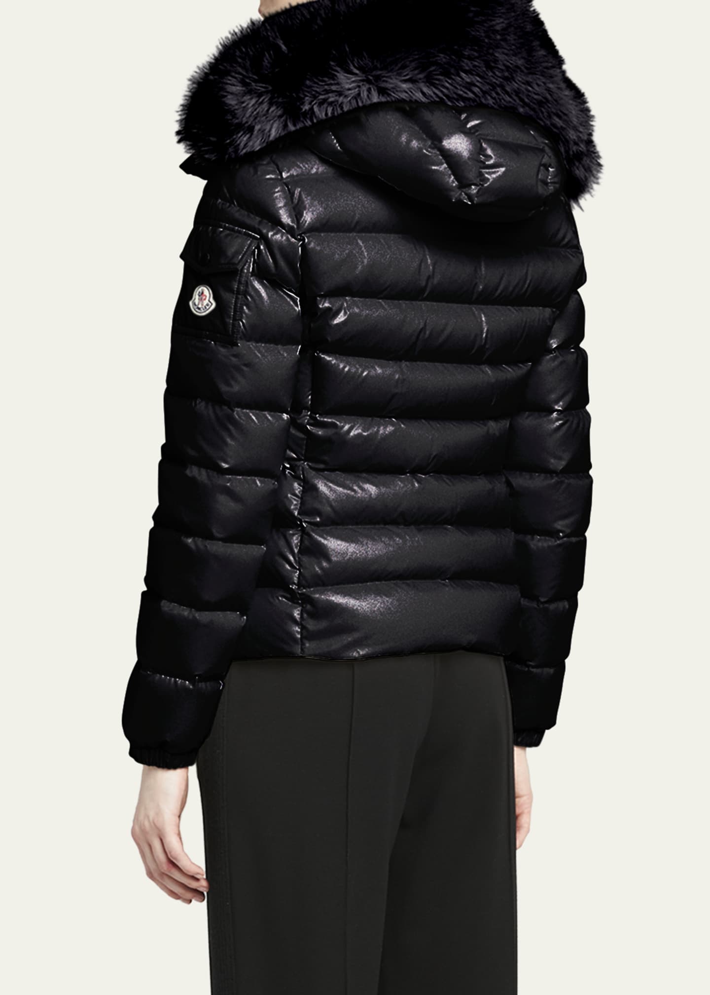 Moncler Badyf Short Puffer Jacket Image 3 of 5
