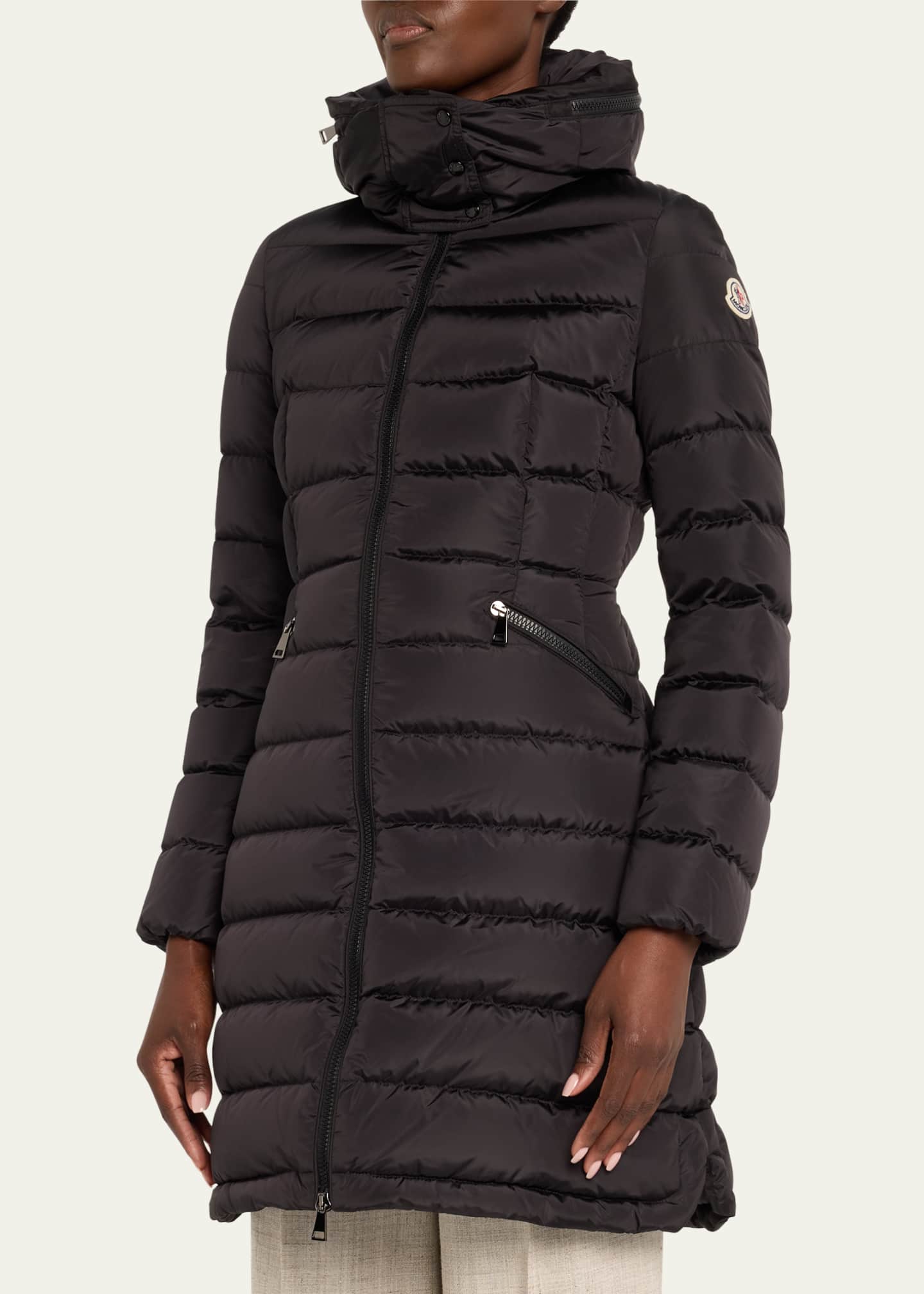Moncler Flammette Long Puffer Coat - Bergdorf Goodman