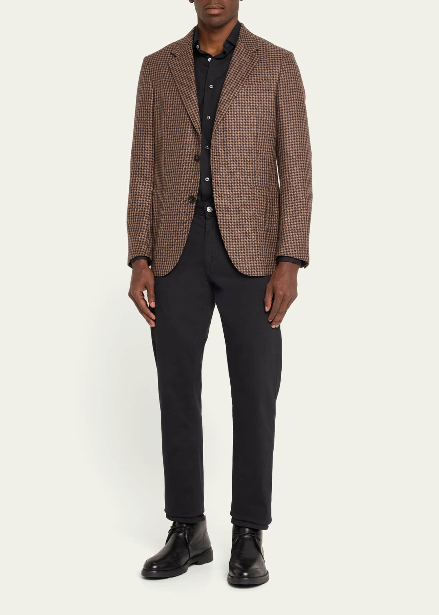 ZEGNA Men's Fairway Houndstooth Sport Coat Image 2 of 5