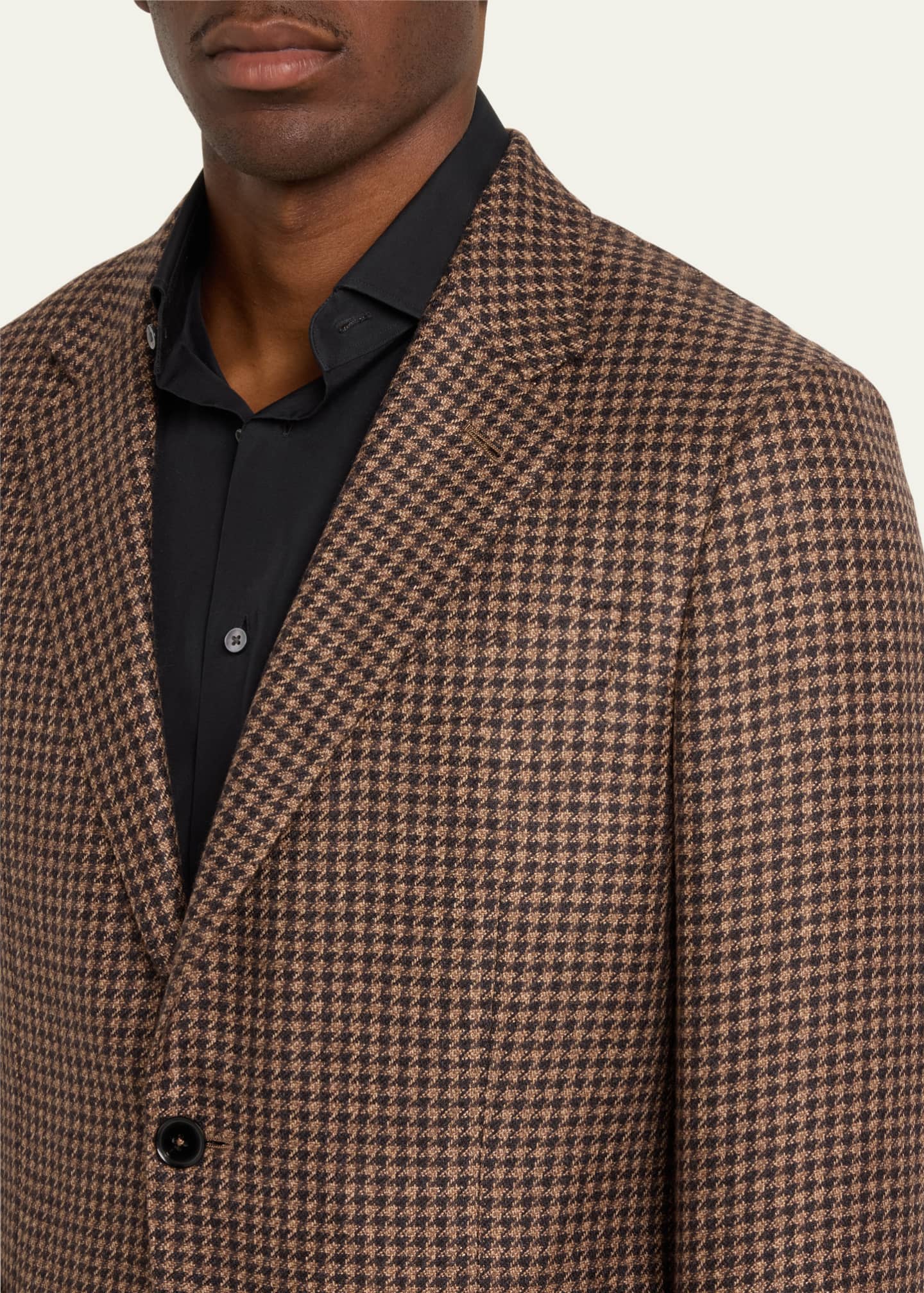 ZEGNA Men's Fairway Houndstooth Sport Coat Image 5 of 5