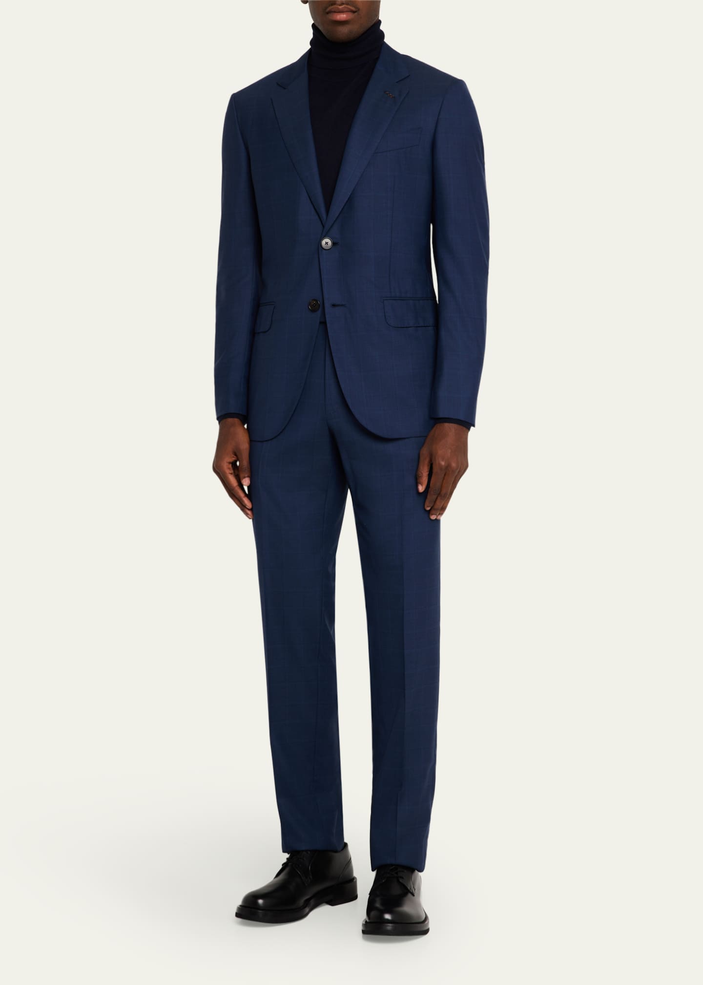 ZEGNA Men's Centoventimila Plaid Suit Image 2 of 8