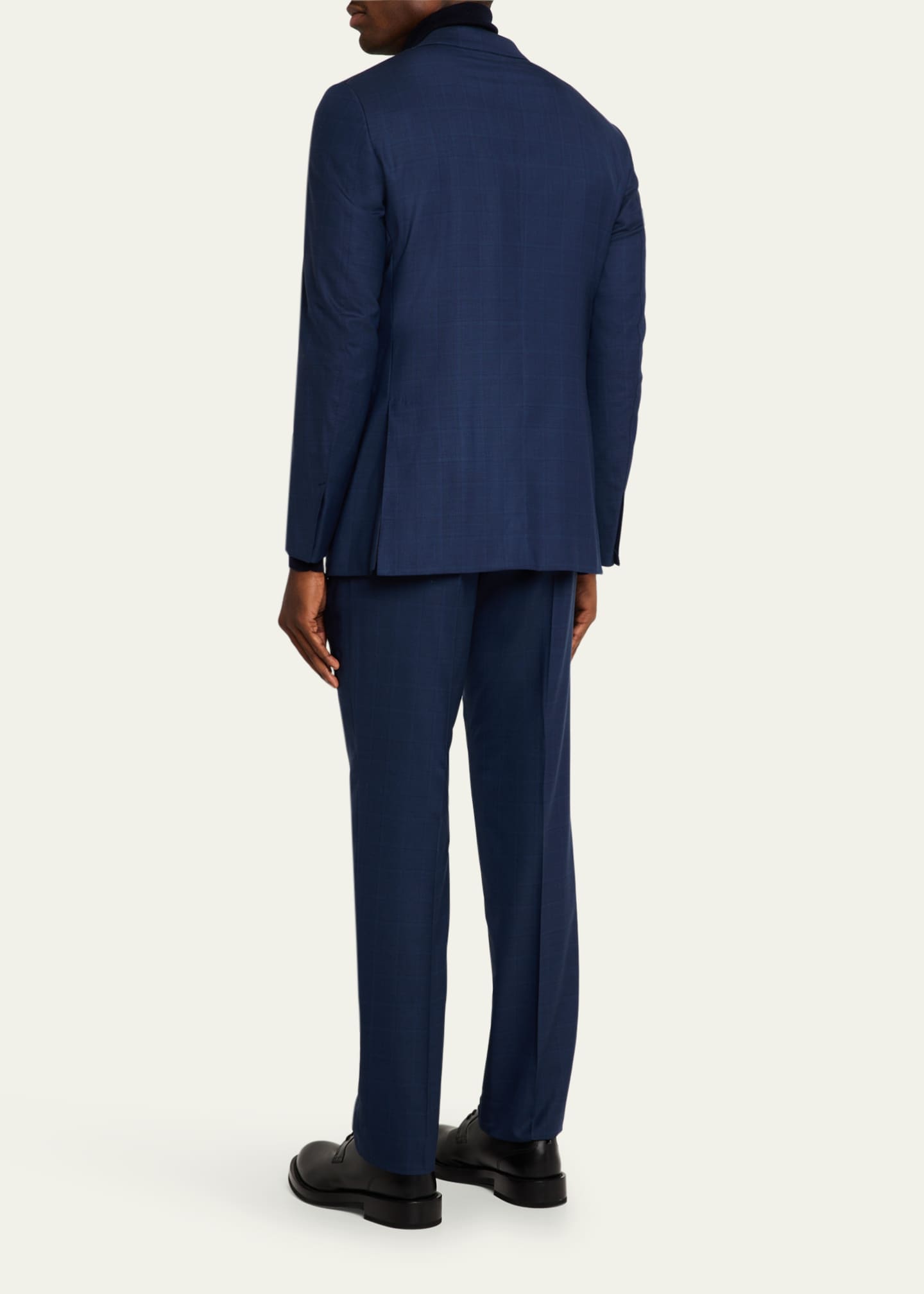 ZEGNA Men's Centoventimila Plaid Suit Image 3 of 8