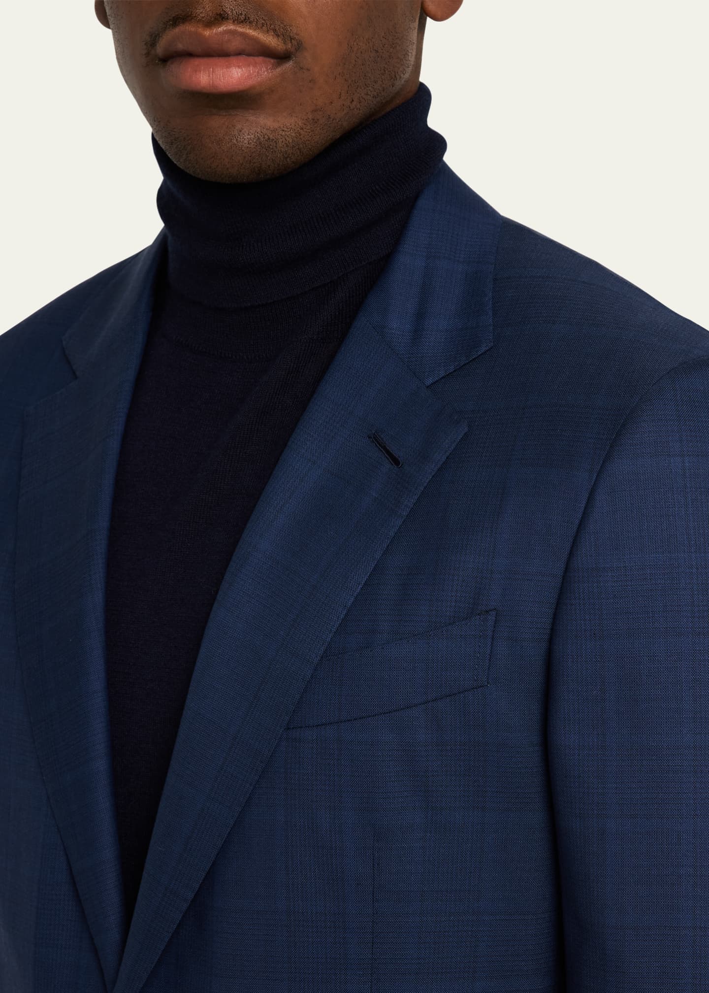 ZEGNA Men's Centoventimila Plaid Suit Image 6 of 8