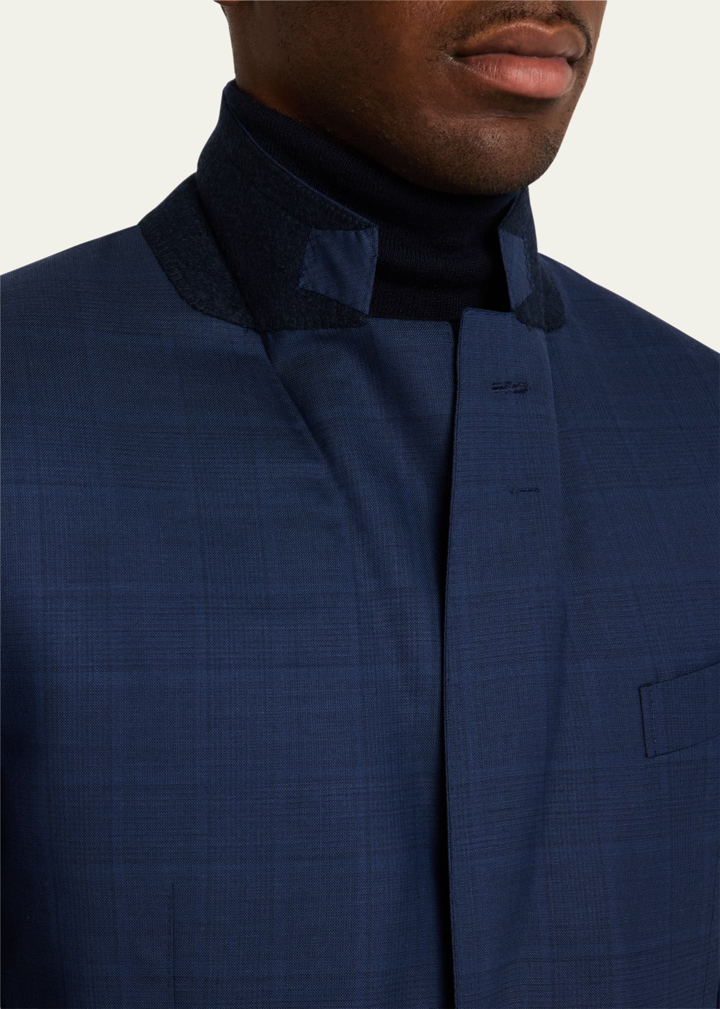 ZEGNA Men's Centoventimila Plaid Suit Image 8 of 8