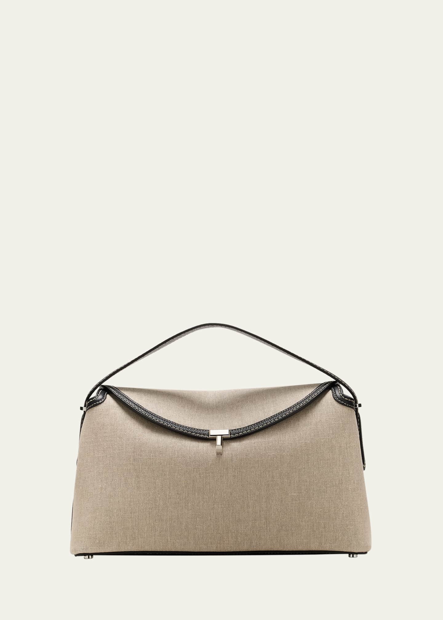 関税込み【TOTEME】T-Lock canvas top handle Bag T-Lock canvas top handle khaki green – TOTEME