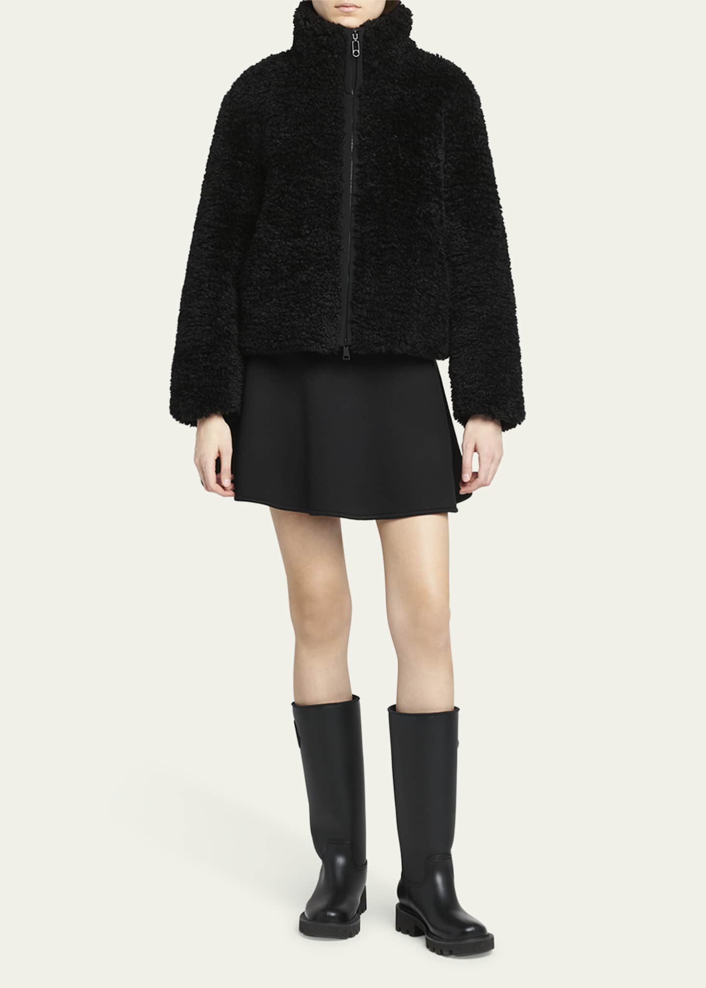 Moncler Bridoire Teddy Bomber Jacket Image 2 of 5
