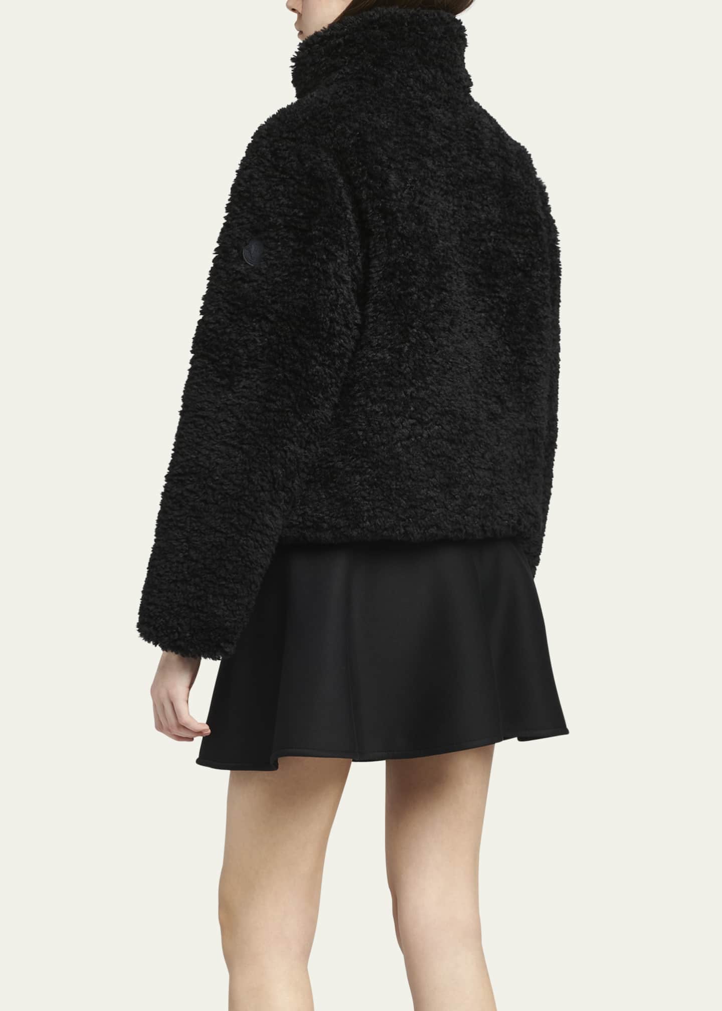 Moncler Bridoire Teddy Bomber Jacket Image 3 of 5