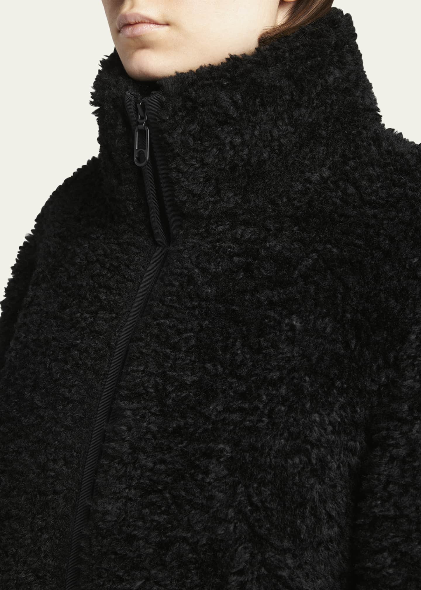 Moncler Bridoire Teddy Bomber Jacket Image 5 of 5