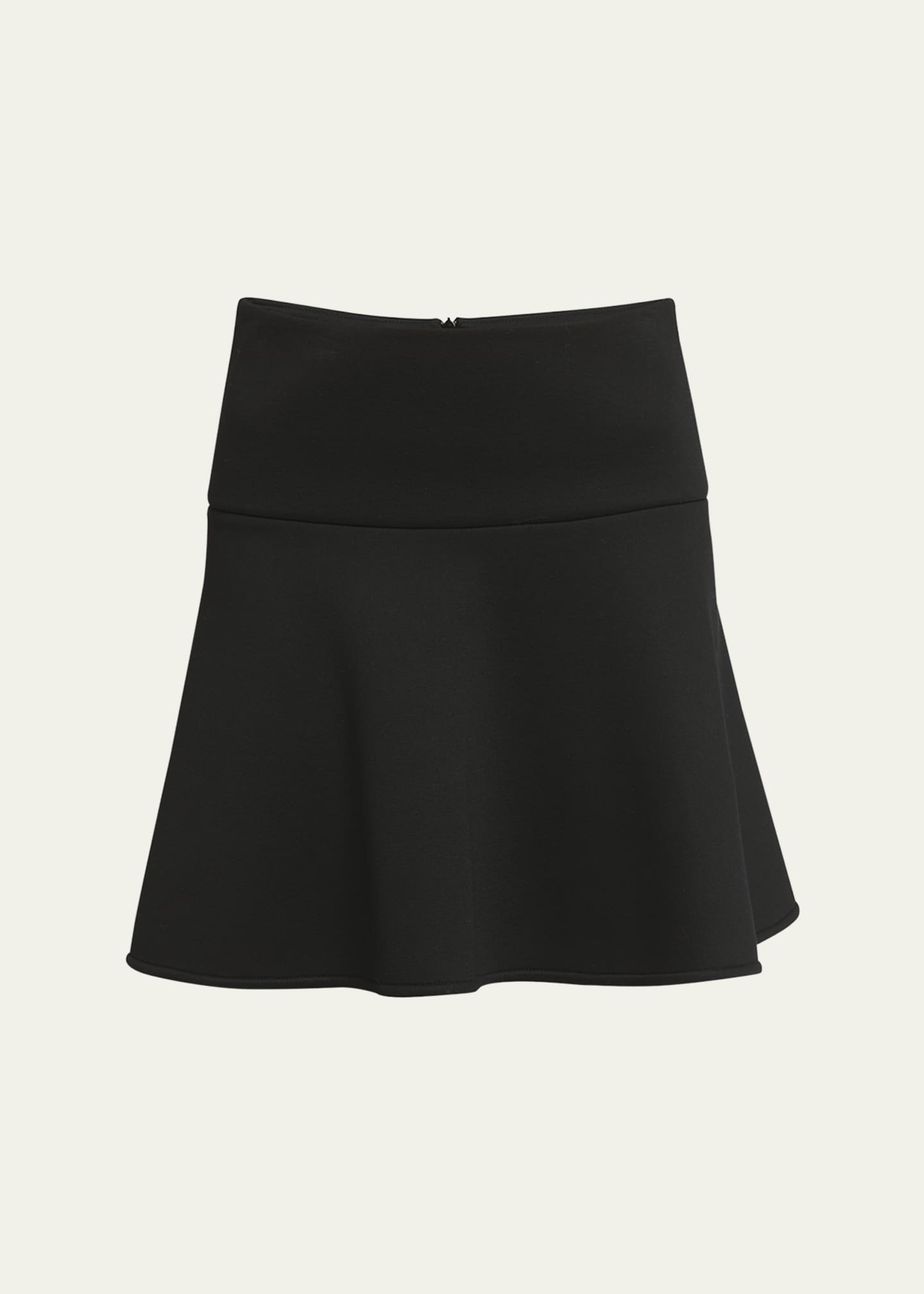 Moncler Neoprene Lined Flared Mini Skirt Image 1 of 5