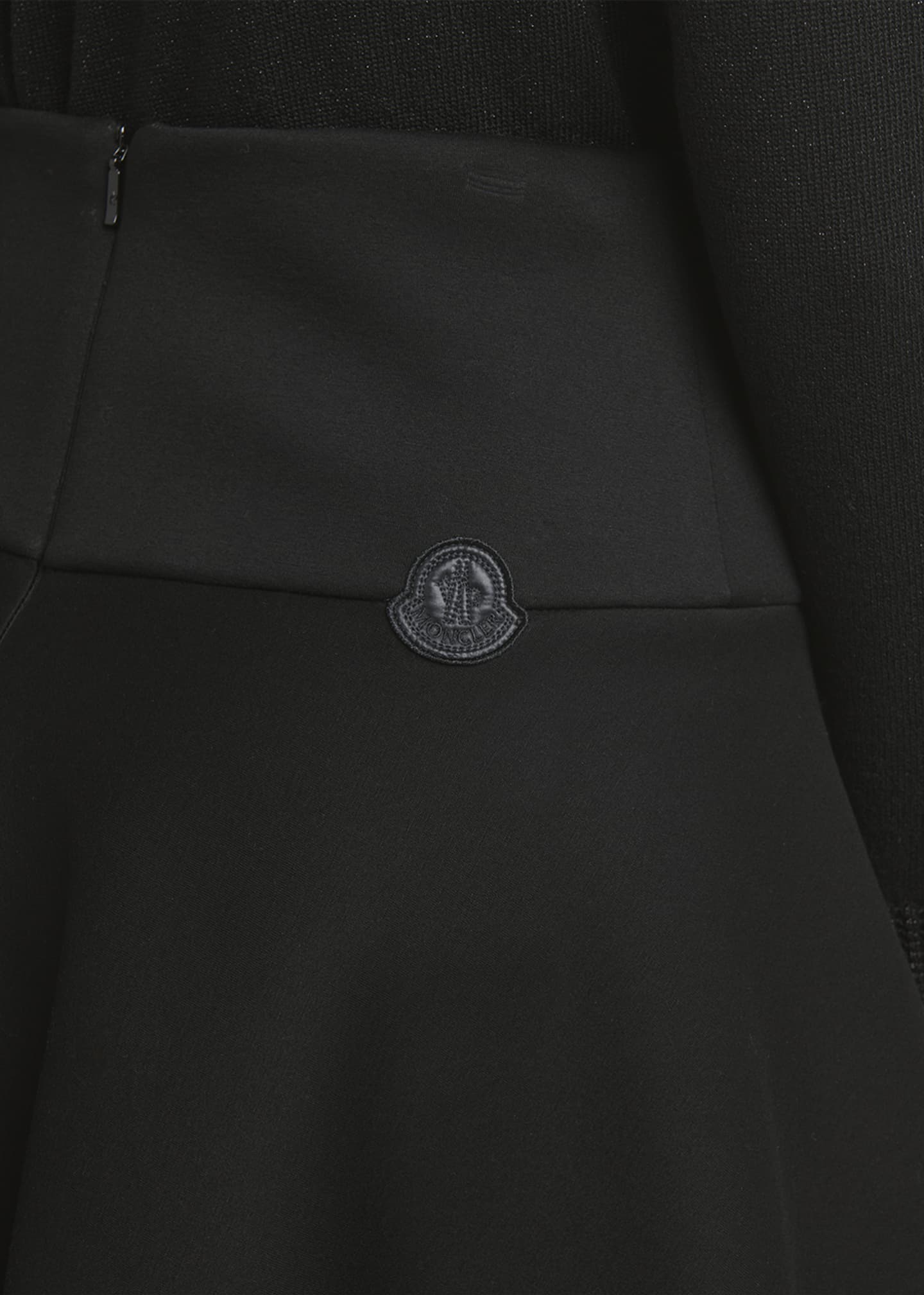 Moncler Neoprene Lined Flared Mini Skirt Image 5 of 5
