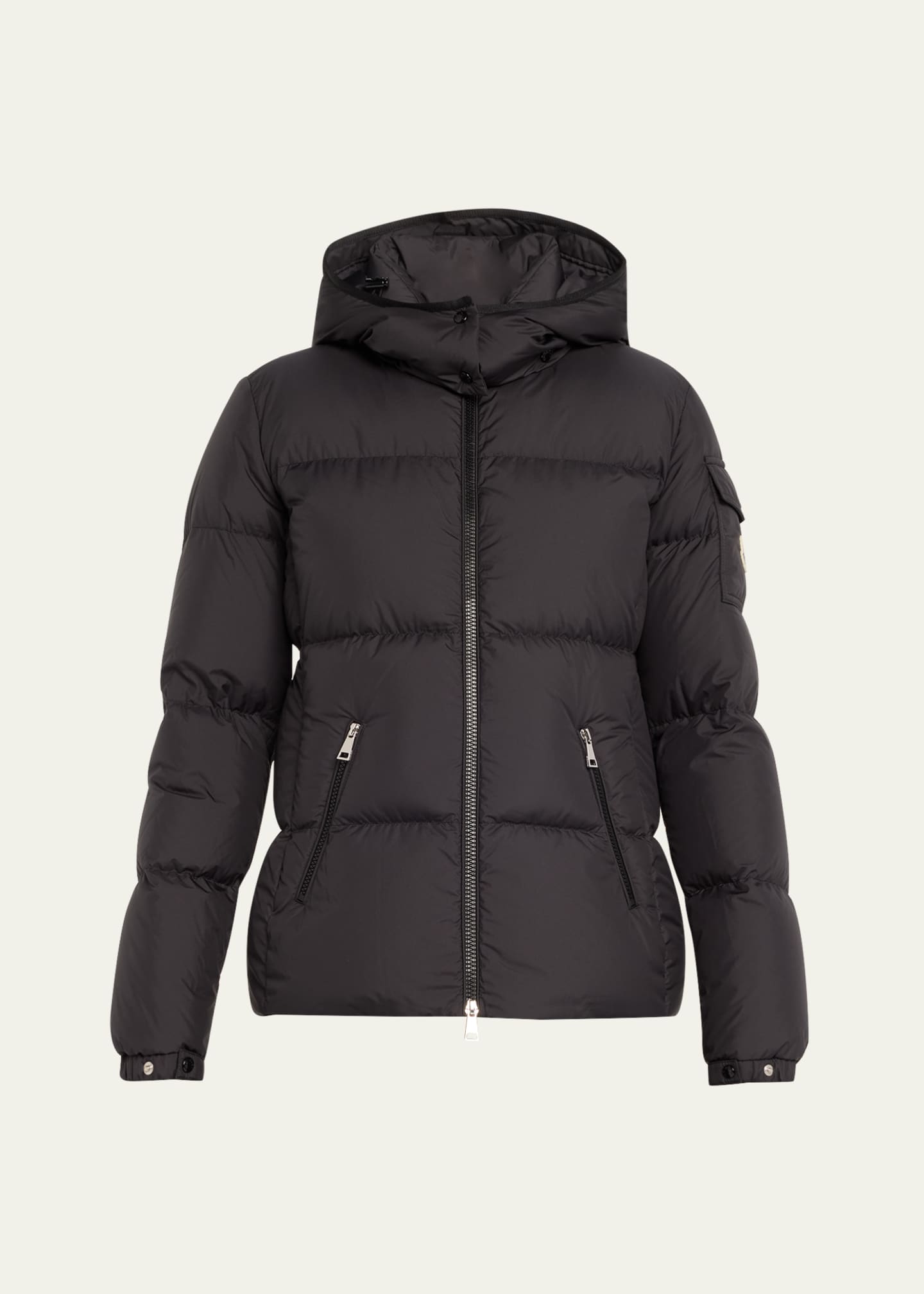 Moncler Fourmine Matte Nylon Puffer Jacket Image 1 of 5