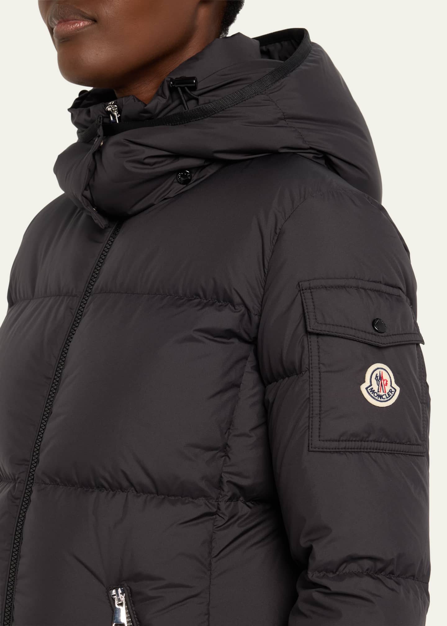 Moncler Fourmine Matte Nylon Puffer Jacket Image 5 of 5