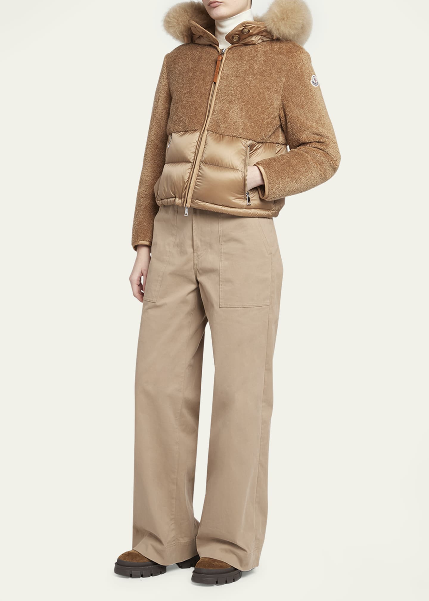 お得なセール情報 Marne Moncler Teddy Goodman Bergdorf - Jacket Puffer Combo ジャケット・アウター